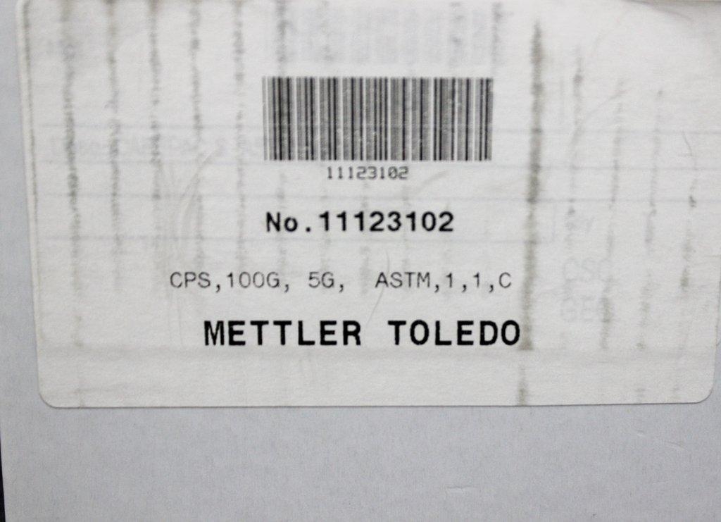 Mettler-Toledo 11123102 CarePac Analytical Accessory 5g/100g Calibrated Kit