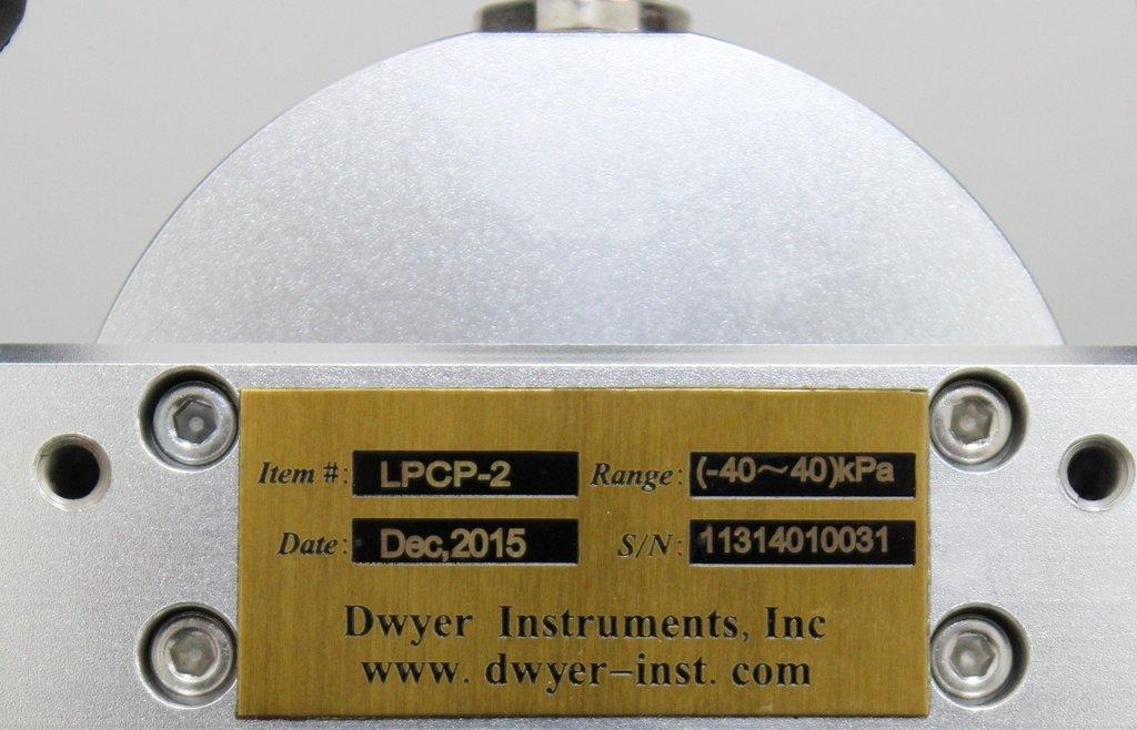 Dwyer LPCP-2 Low Pressure Calibration Pump 40kpa Turn-Key Ready