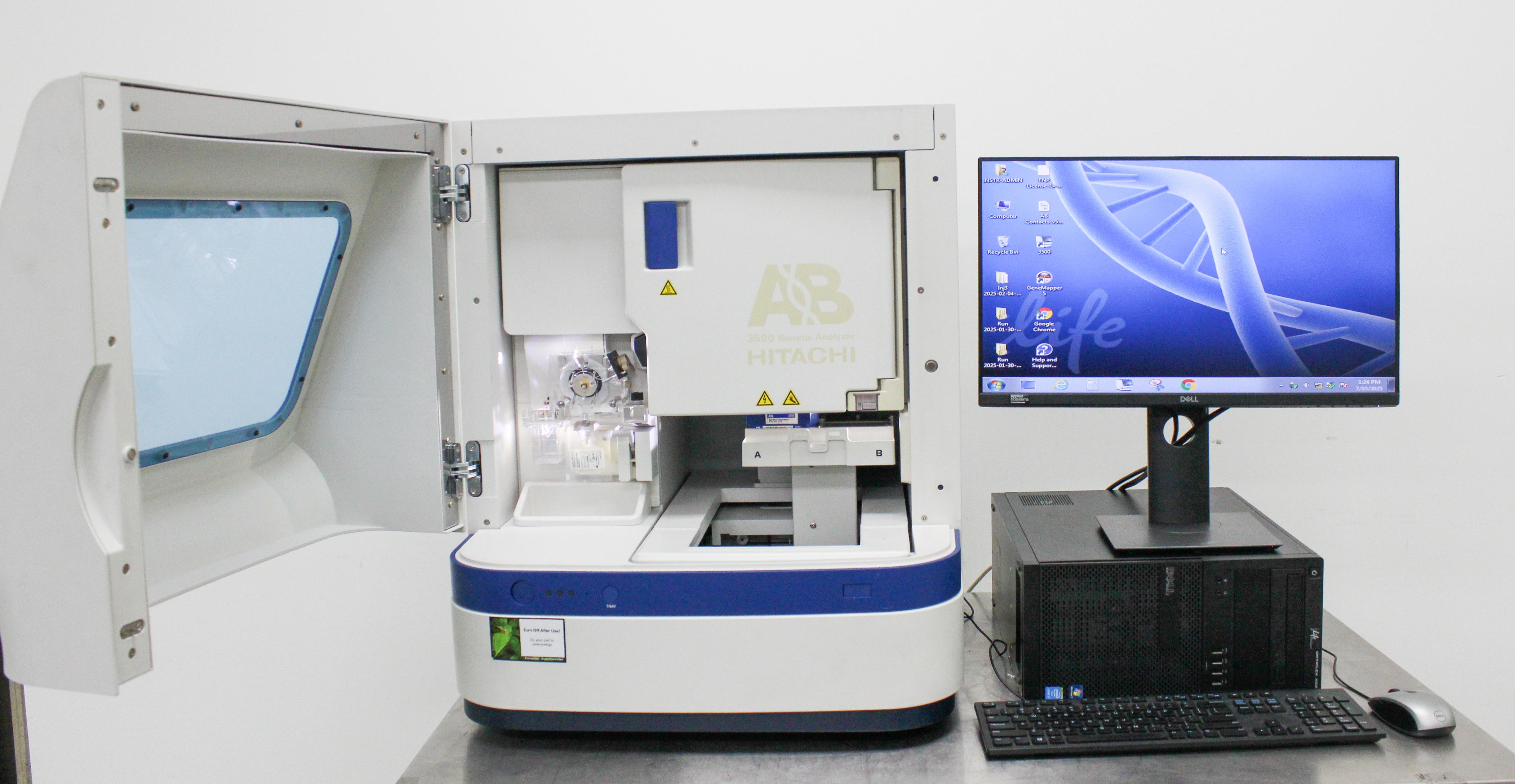 ABI 3500xL Genetic Analyzer Electrophoresis 24-Capillary With Software