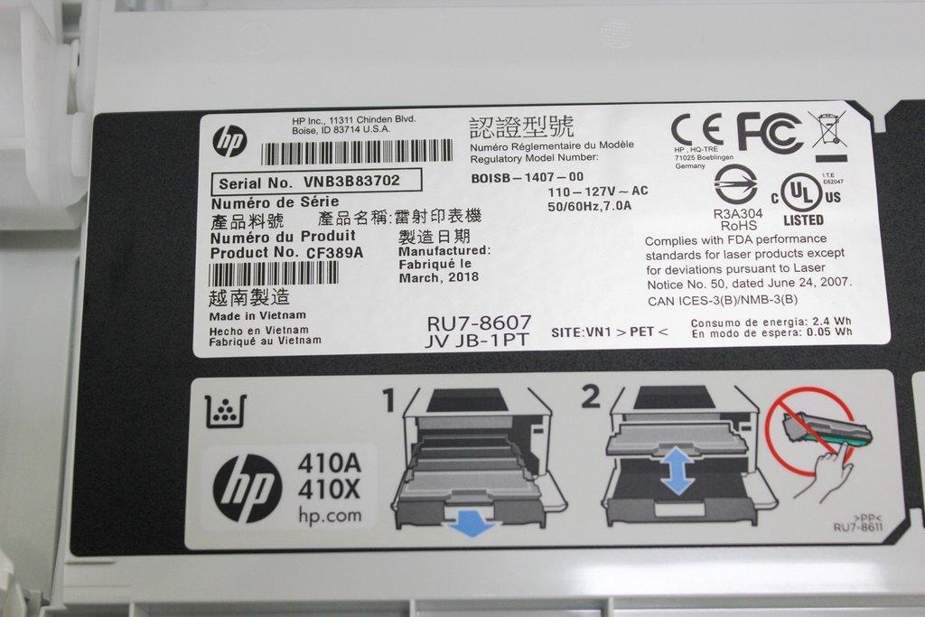 hp Color Laser Jet Pro M452dn Printer With Duplex Printing, VG Condition