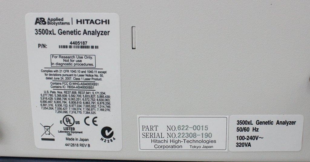 ABI 3500xL Genetic Analyzer Electrophoresis 24-Capillary With Software
