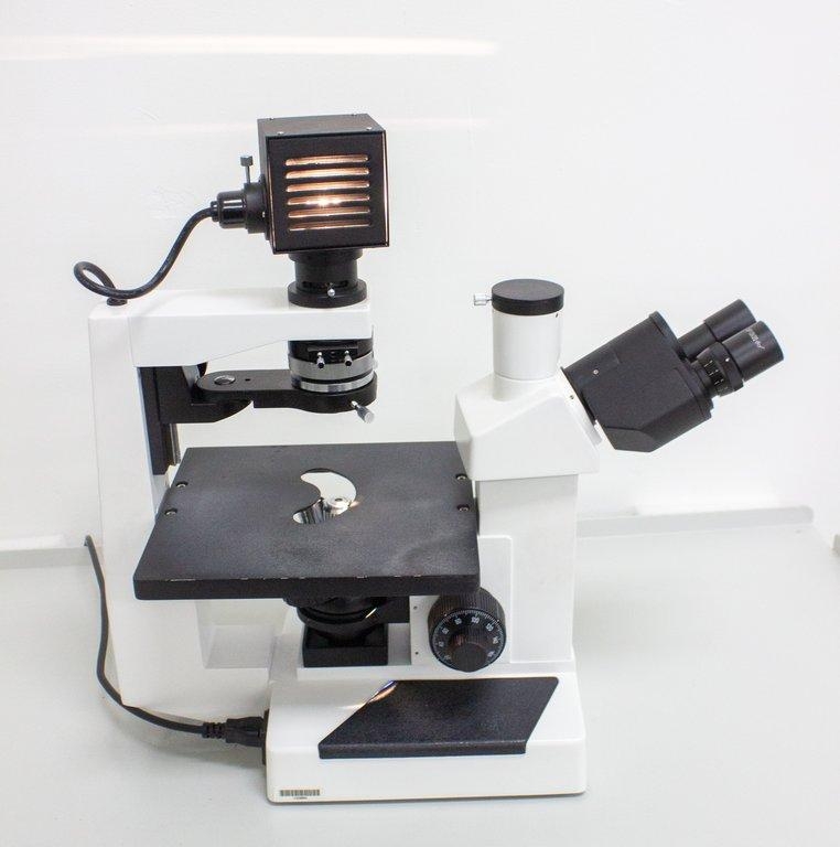 Jenco Inverted Compound Microscope Good Condition PL10/PL24/PL40 Objectives