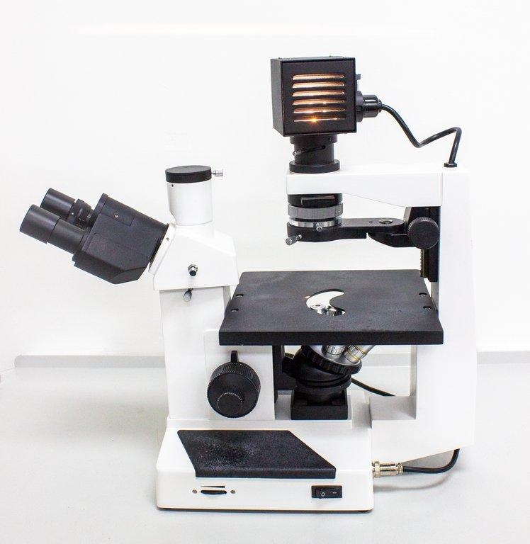 Jenco Inverted Compound Microscope Good Condition PL10/PL24/PL40 Objectives