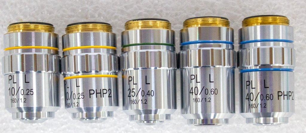 Jenco Inverted Compound Microscope Good Condition PL10/PL24/PL40 Objectives