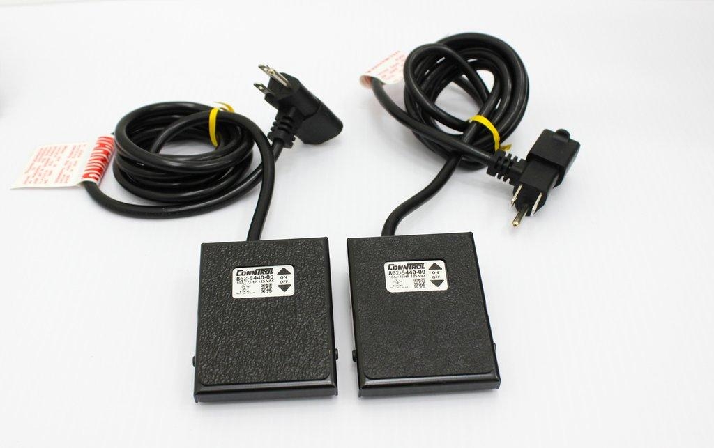 Linemaster Millipore T-91-S Foot Pedals Set for Lab Instrument Control