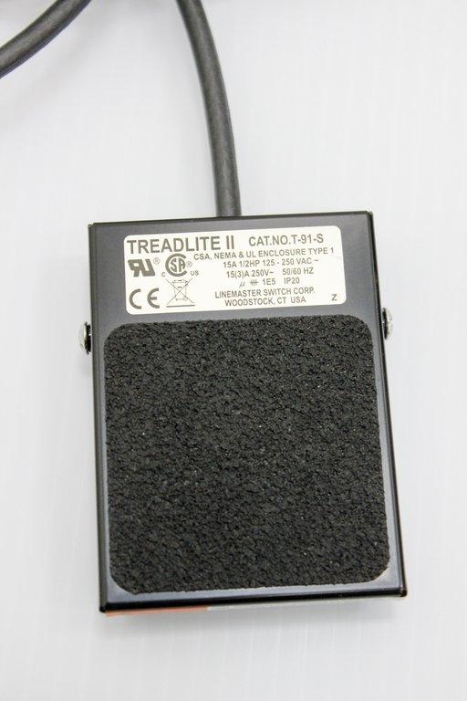 Linemaster Millipore T-91-S Foot Pedals Set for Lab Instrument Control