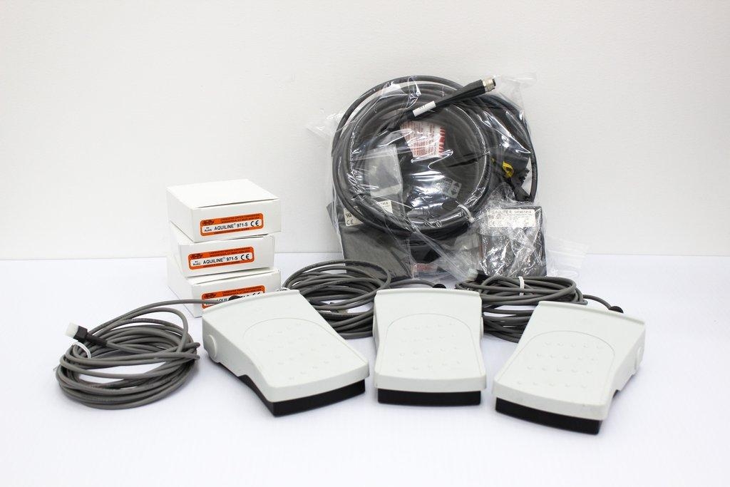 Linemaster Millipore T-91-S Foot Pedals Set for Lab Instrument Control