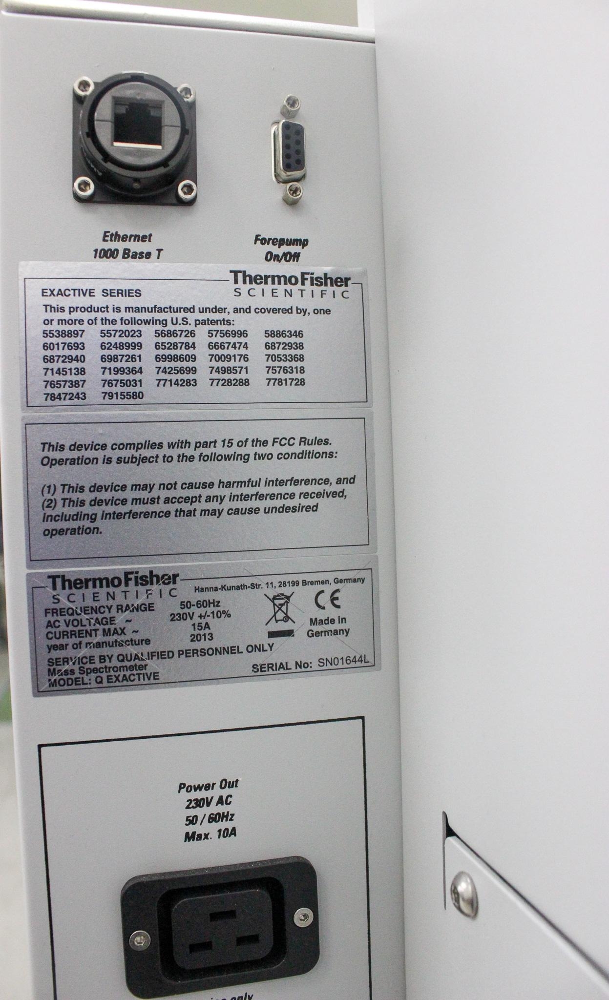 Thermo Q Exactive Mass Spectrometer System, Quadrupole-Orbitrap LC-MS/MS