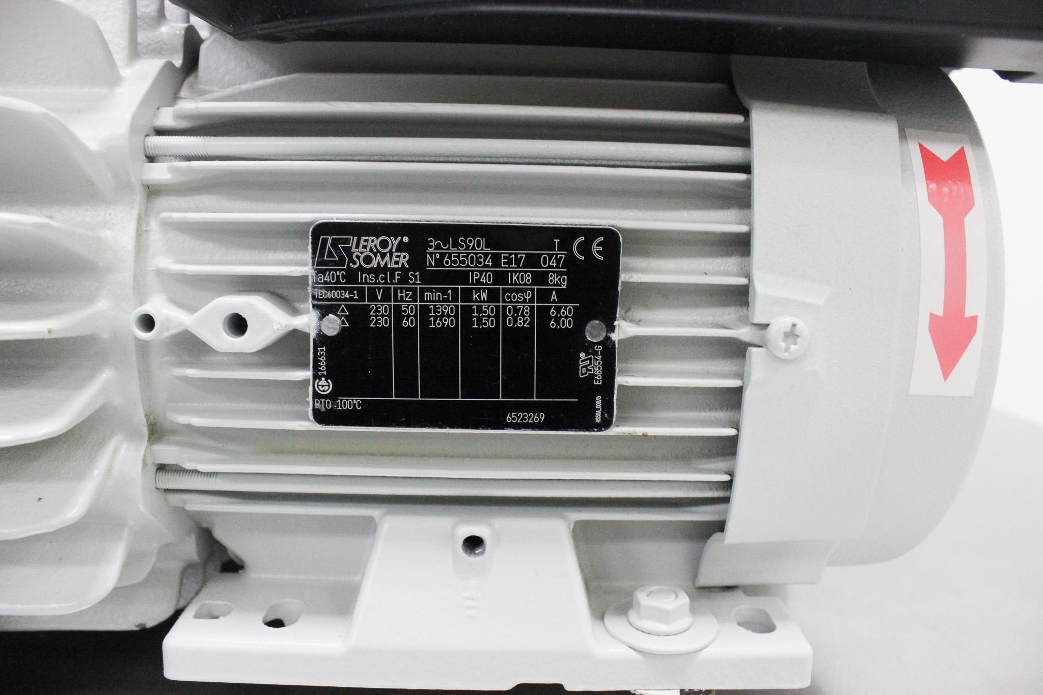 Leybold Sogevac SV65 BI FC Oil Sealed Vacuum Pump - Compact Design & Low Noise