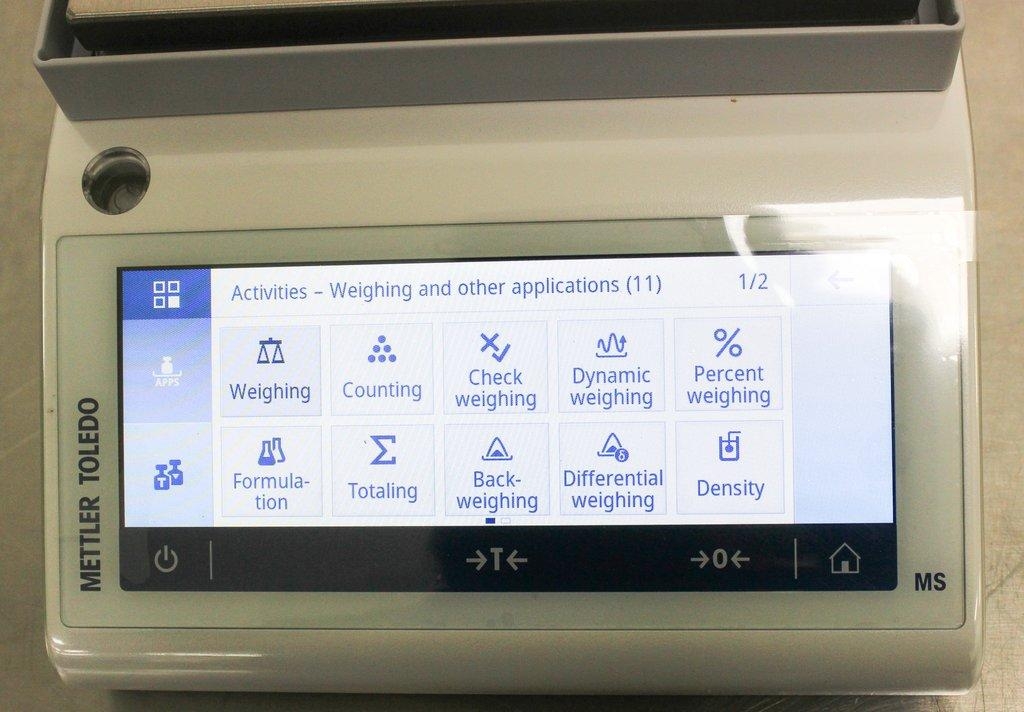 Mettler Toledo MS12002TS Precision Balance Scale 12200g Capacity 10mg Readability