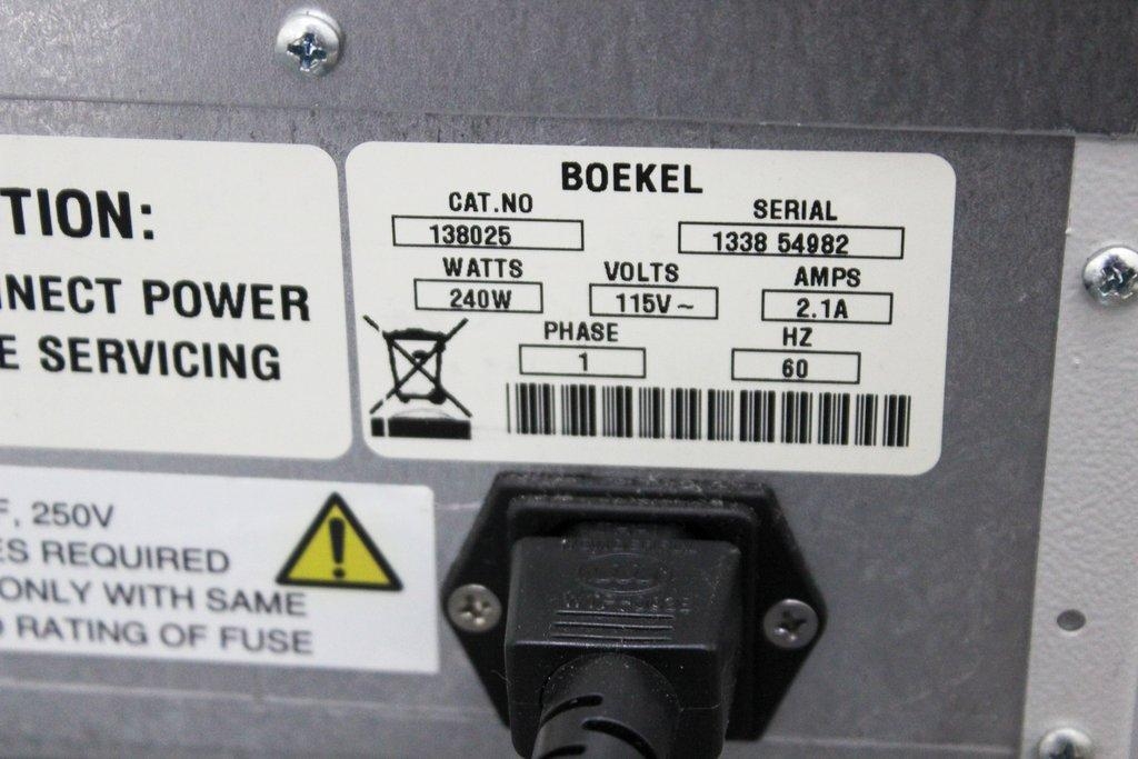 Boekel 138025 Incubator Benchtop Digital 2.5 cu feet Ambient+5 to 60 C 120V 60Hz