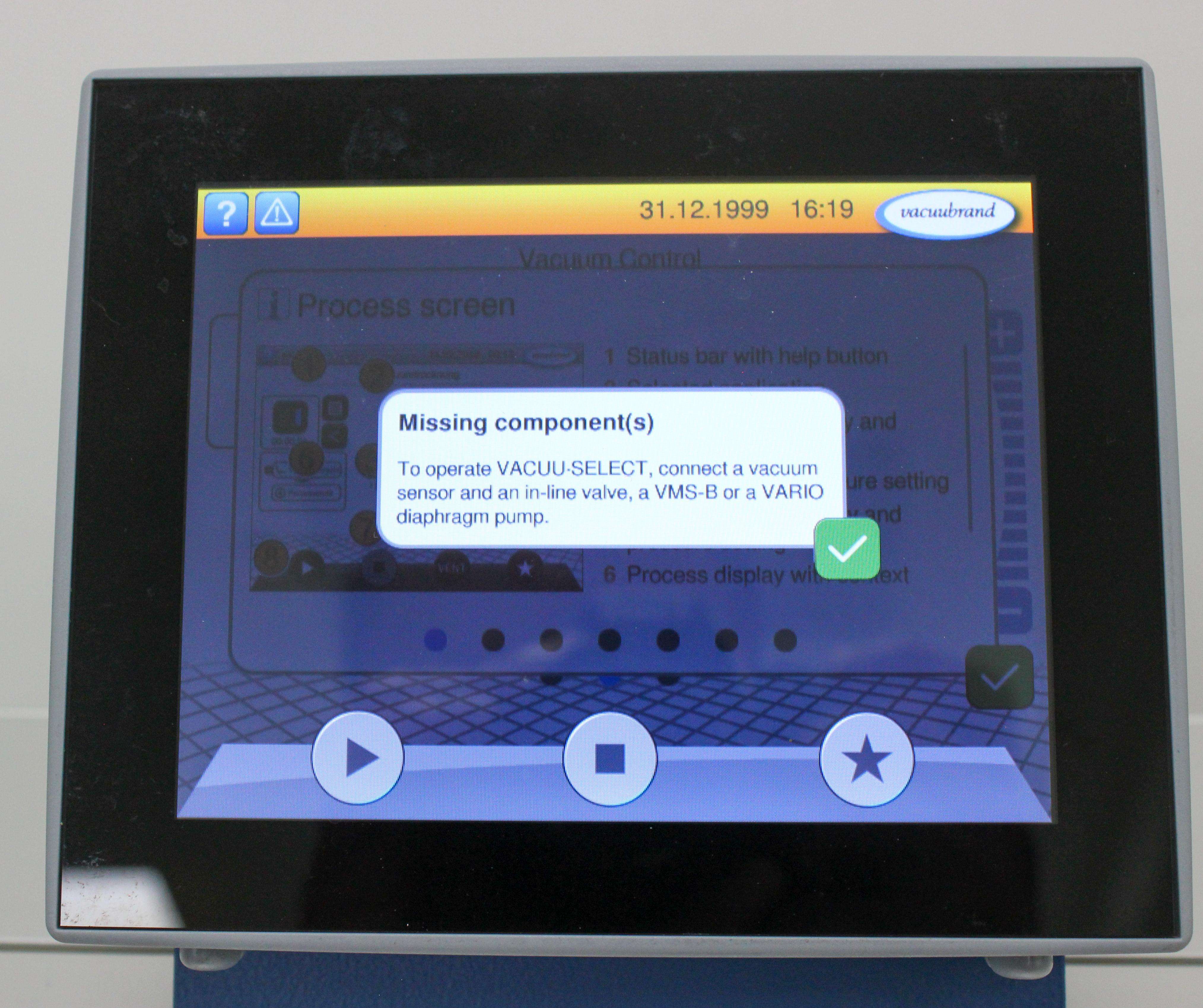 Vacuubrand PC 3010 Vario Select Vacuum Pump Efficient Lab Use 20 m3h