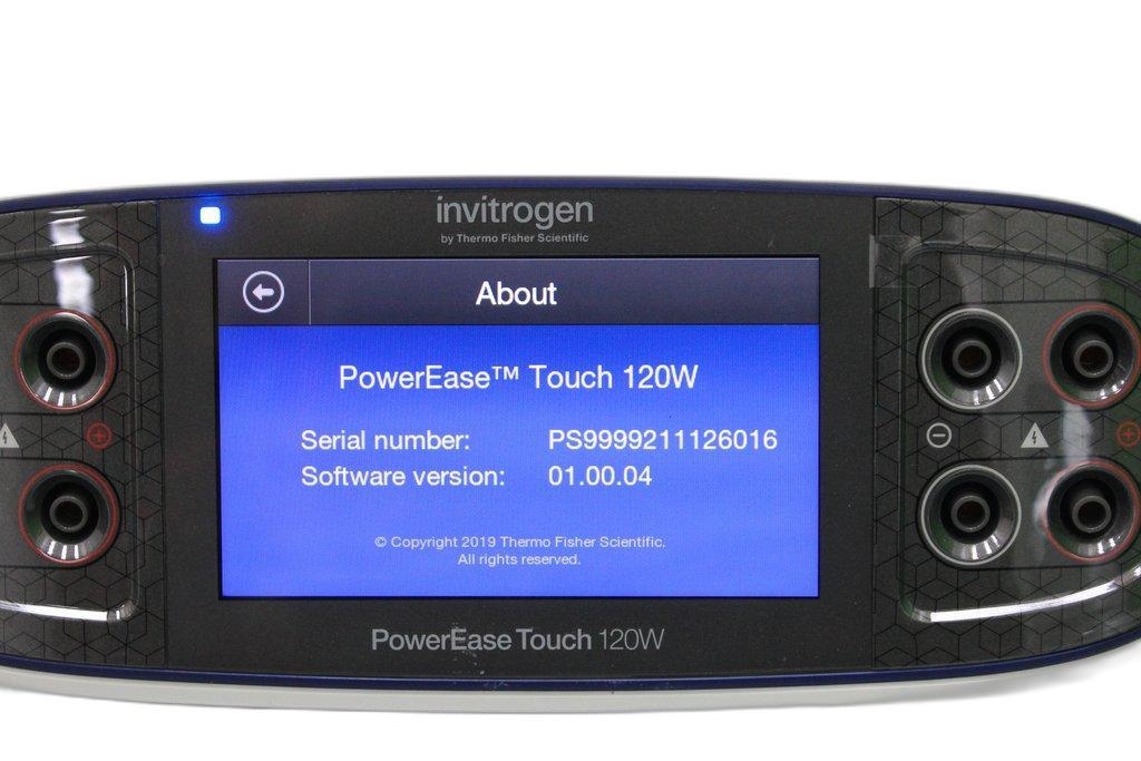 Invitrogen PS0120 PowerEase Touch 120W Power Supply 120V 50/60Hz Near New