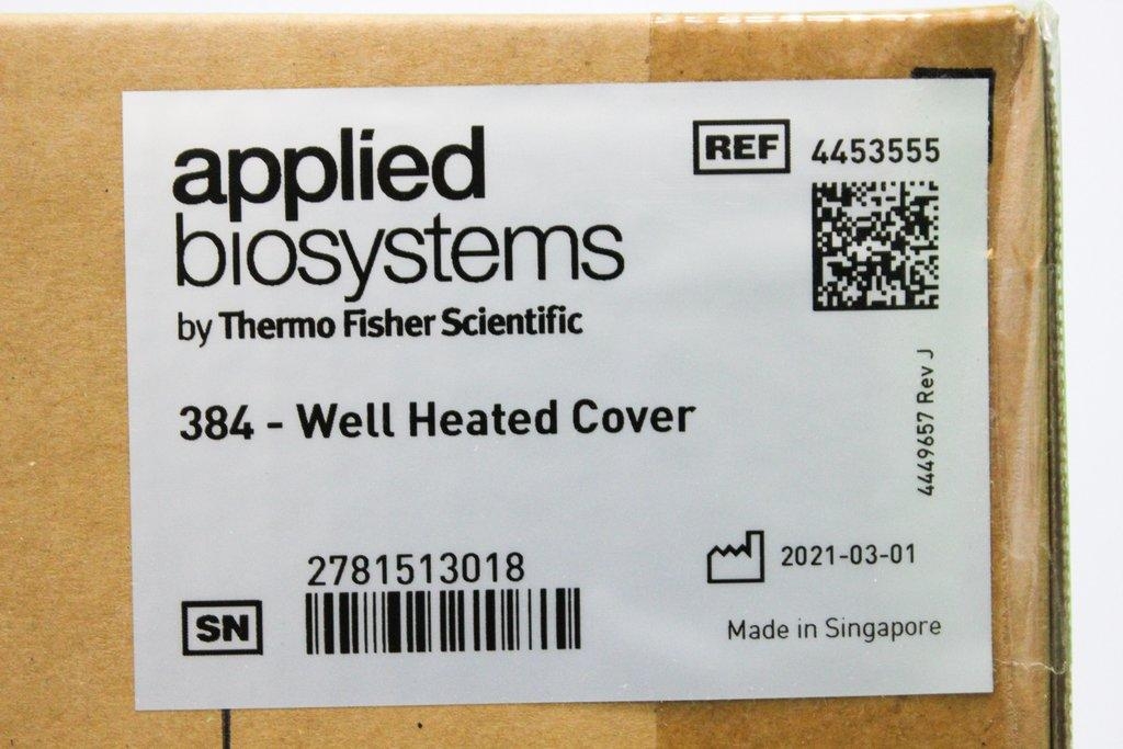 Applied Biosystems 384 Well Heated Cover Lab Equipment, New, Ref: 4453555