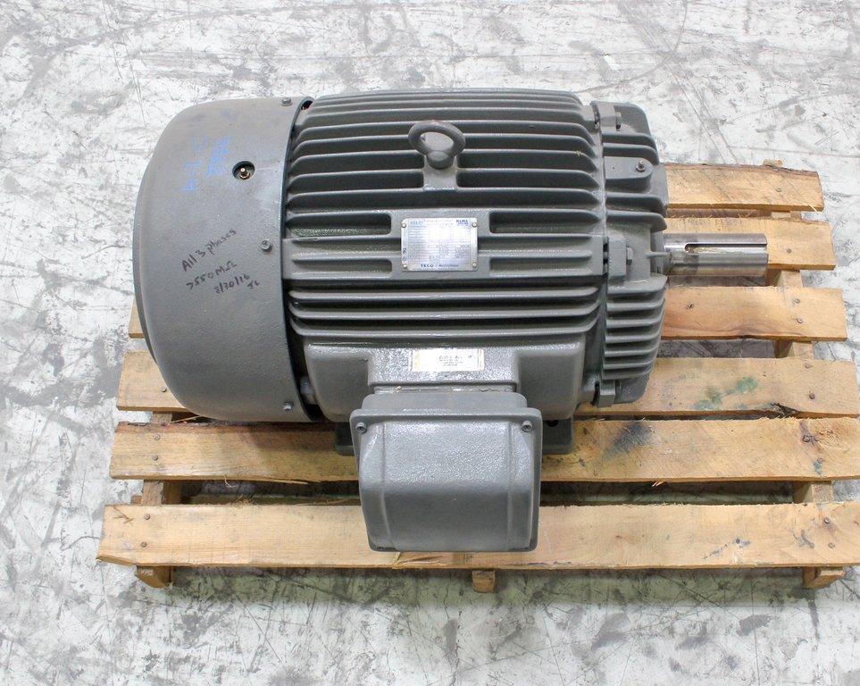 TECO MAX-E1 Motor Industrial Impeller Duty Motor 230V-460V 1770 RPM Good