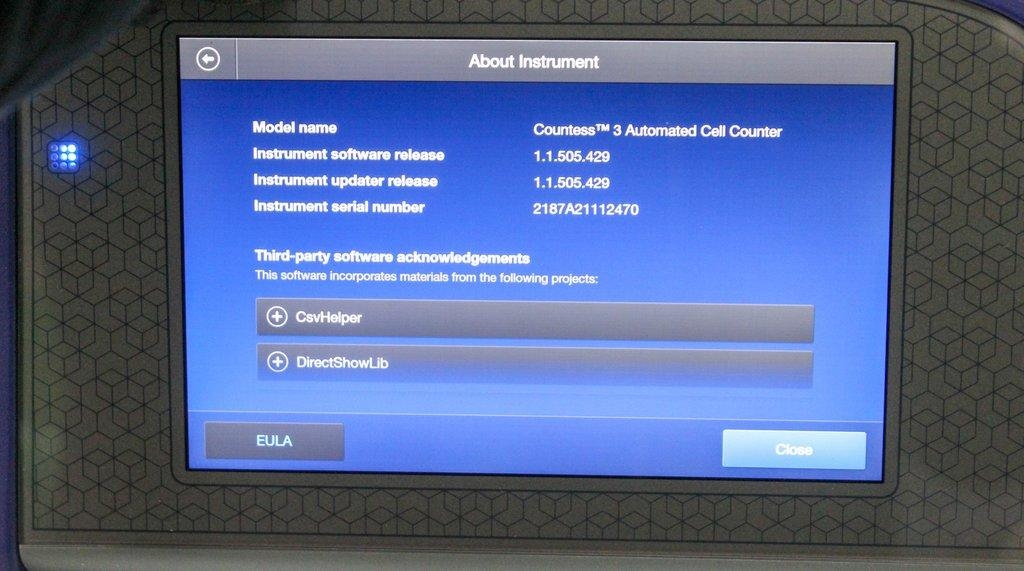 Invitrogen Countess TM 3 Automated Cell Counter Near New Condition Testable