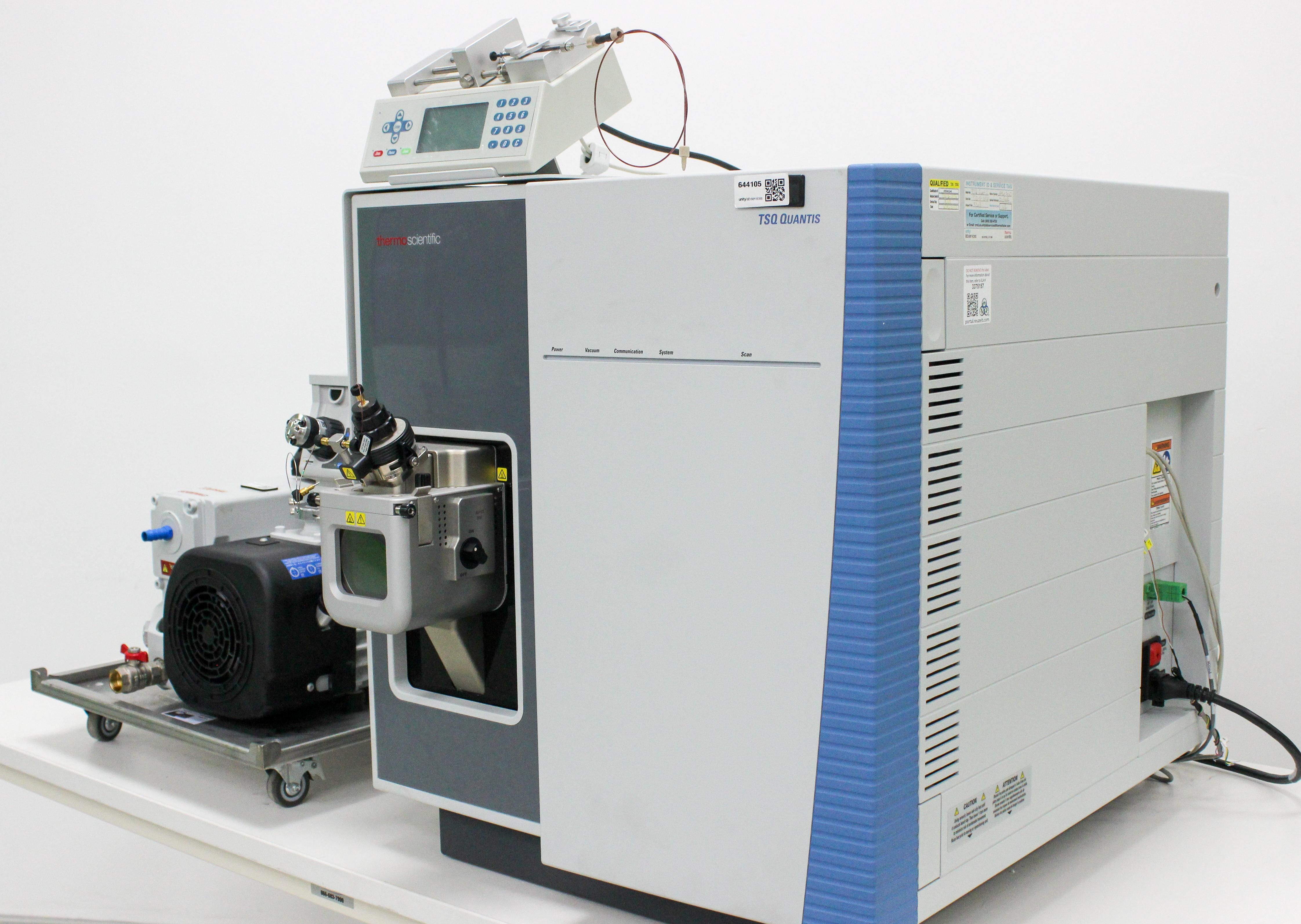 Thermo TSQ Quantis Triple Quadrupole Mass Spec with Vacuum Pump & Sensitivity