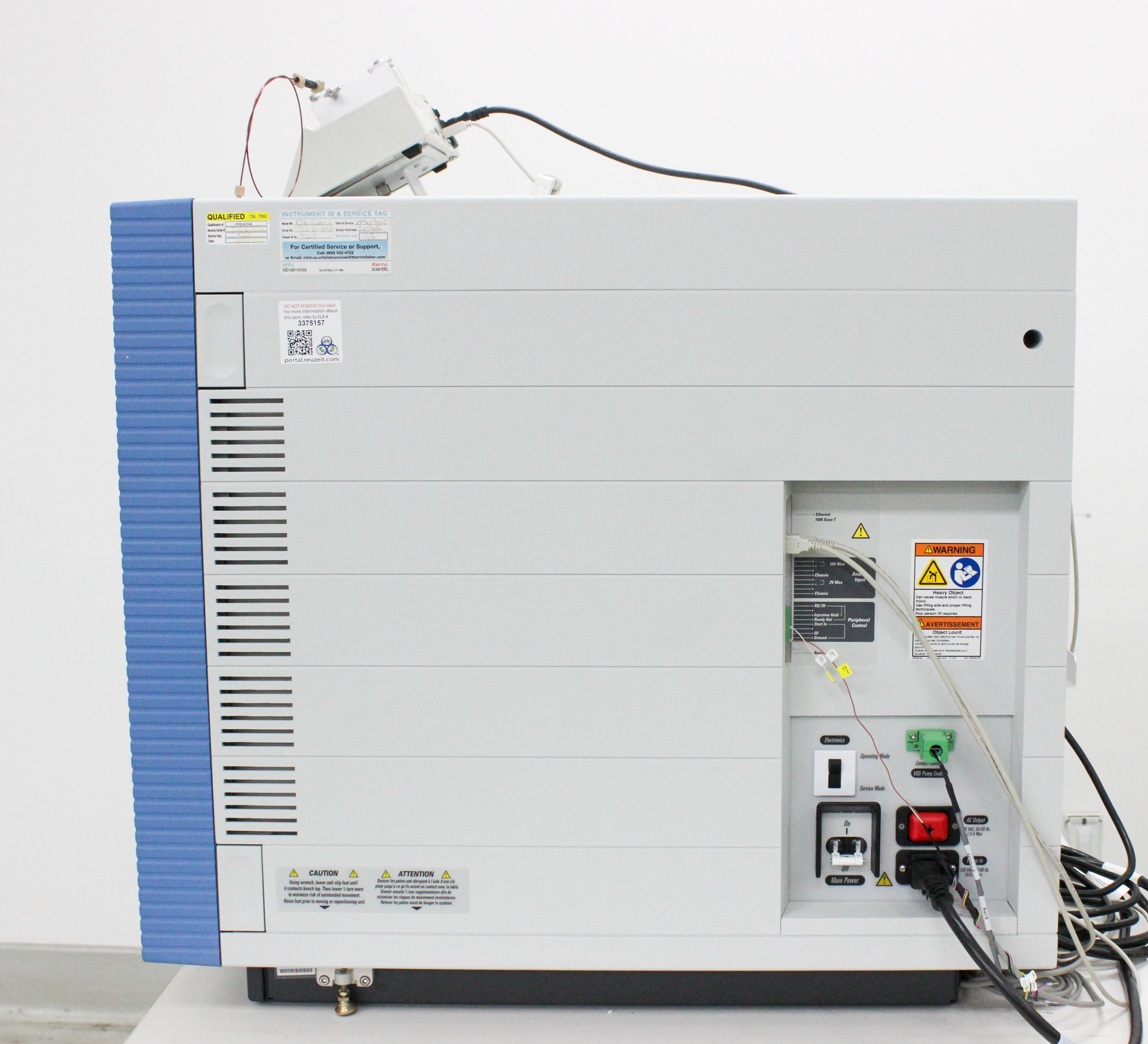 Thermo TSQ Quantis Triple Quadrupole Mass Spec with Vacuum Pump & Sensitivity