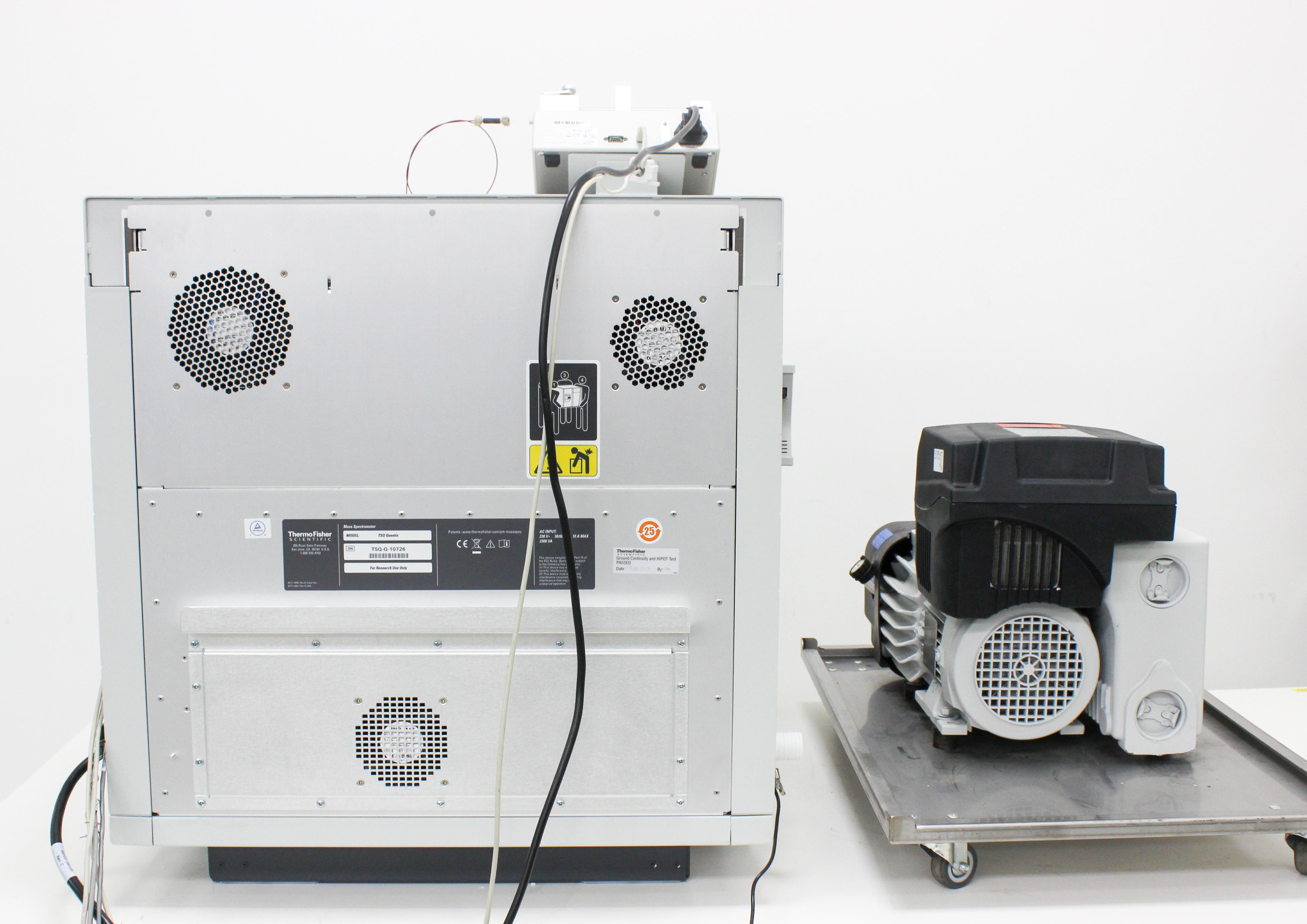 Thermo TSQ Quantis Triple Quadrupole Mass Spec with Vacuum Pump & Sensitivity