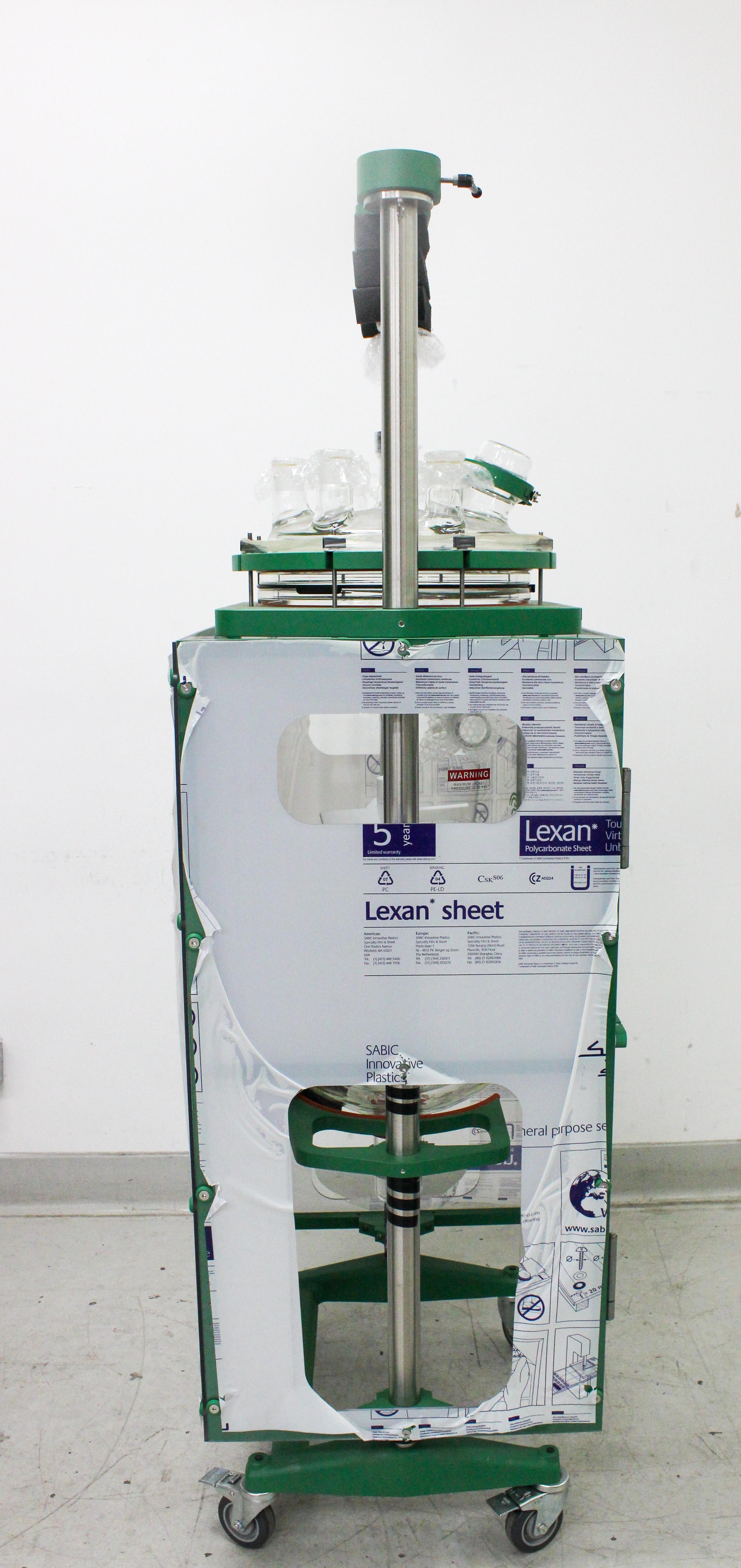 Chemglass 100L Jacketed Process Reactor Glass Vessel System No Motor