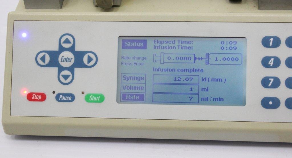 Chemyx Fusion 100T Syringe Pump VG Condition Functional, Missing Clamp