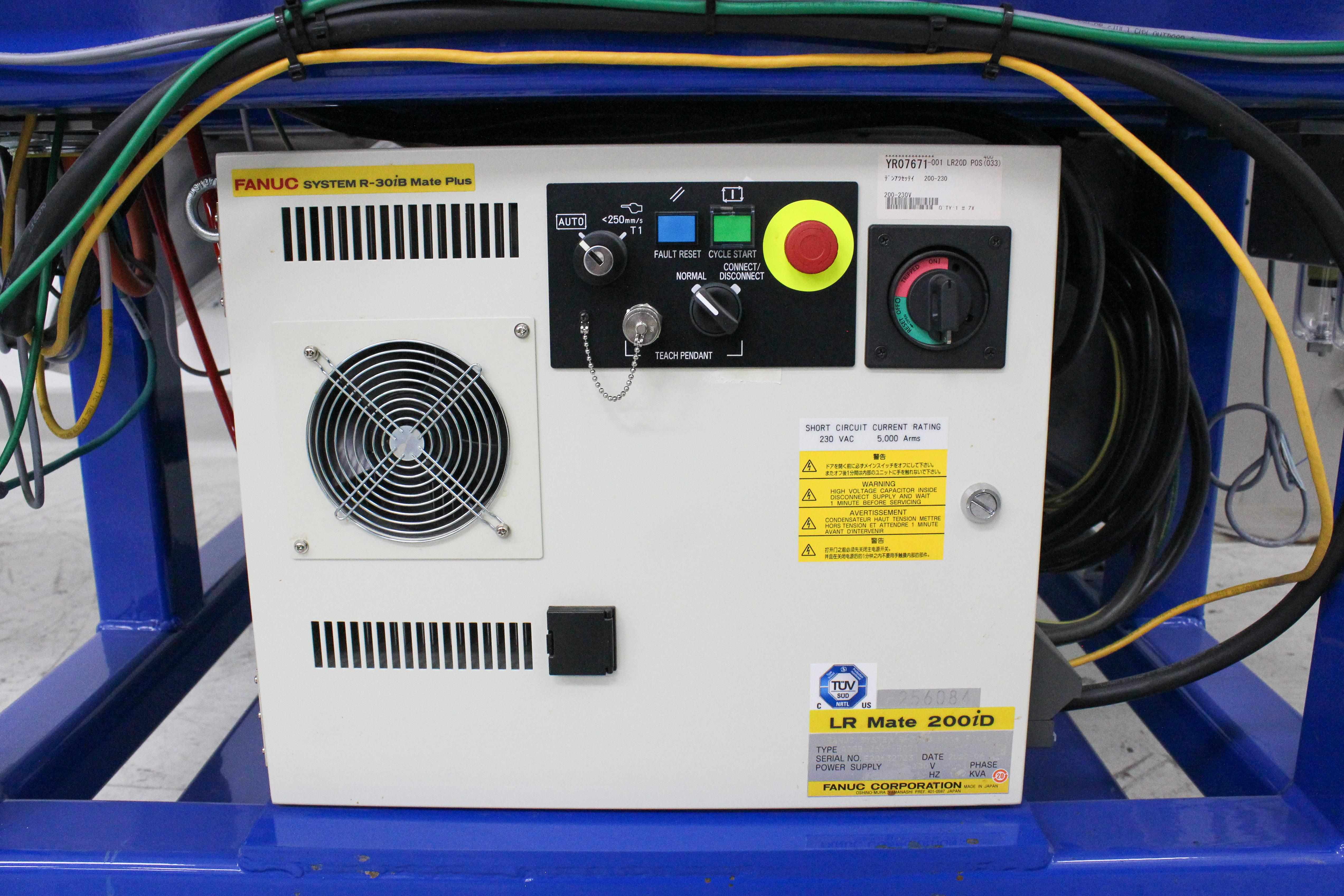 IDI FANUC R-30iB Automated Robot Cell Pick and Place 7kg 911mm 220V