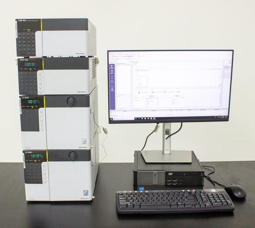 Shimadzu Prominence HPLC System with SPD-20A UV-VIS Detector