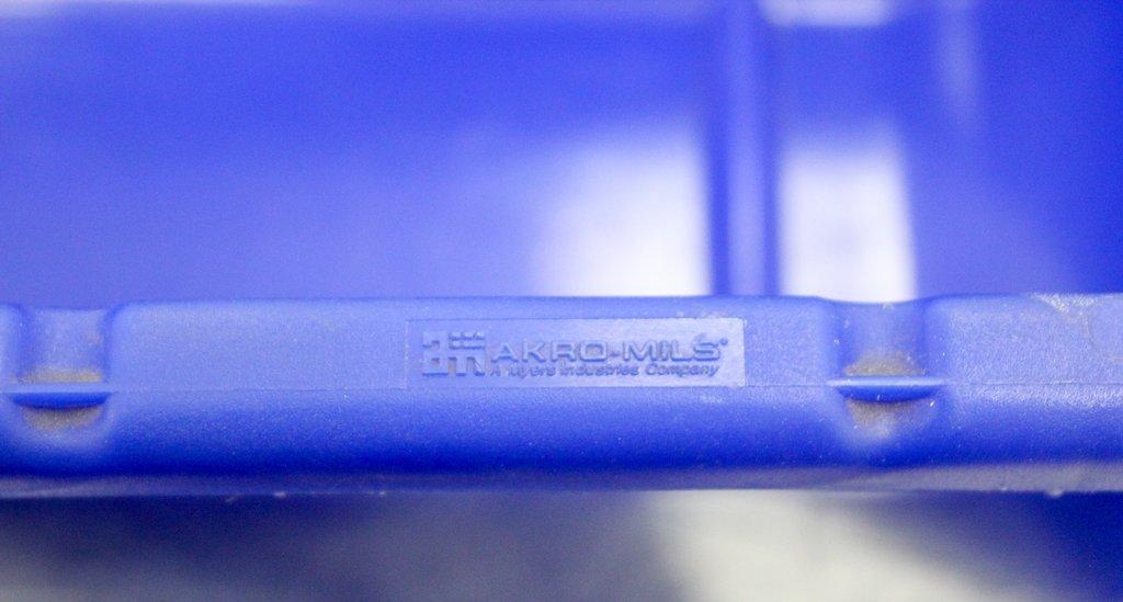 Akro-Mils 30318 System Bin Shelf Storage Container Blue 12-Pack USA