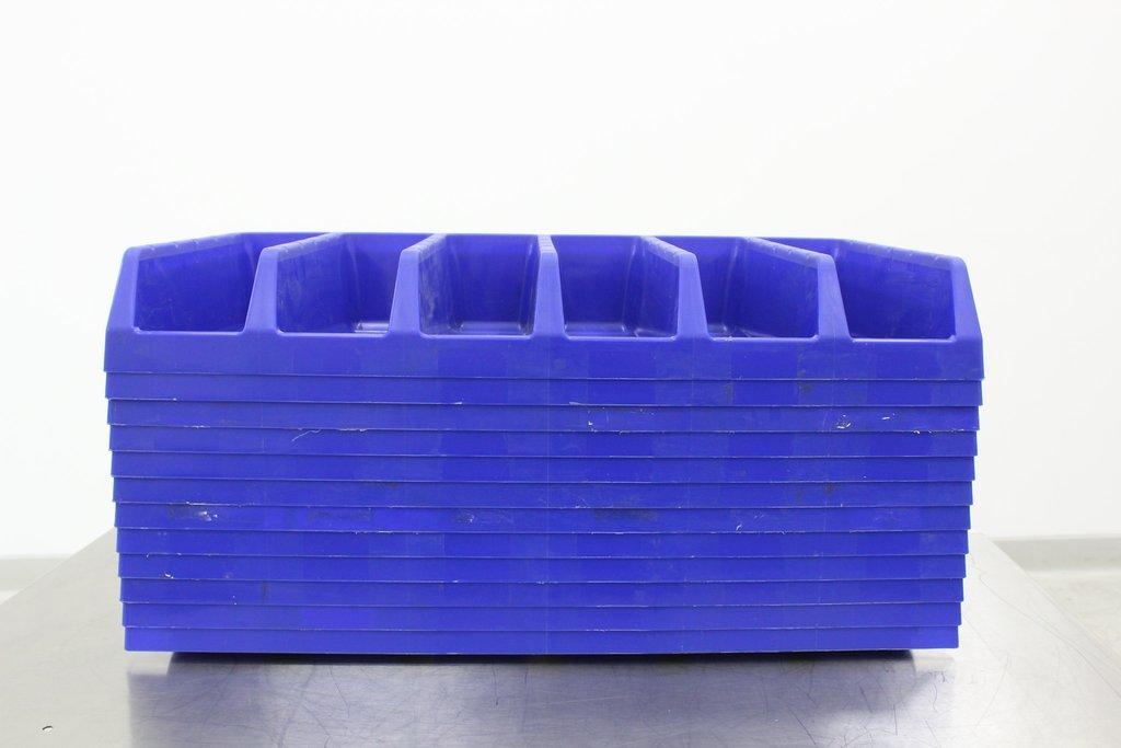 Akro-Mils 30318 System Bin Shelf Storage Container Blue 12-Pack USA