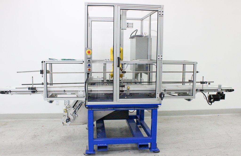 IDI FANUC R-30iB Automated Robot Cell Pick and Place 7kg 911mm 220V