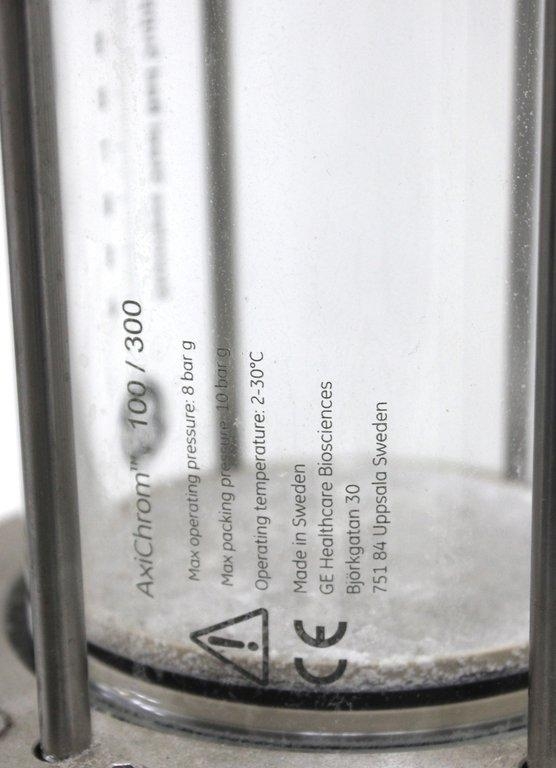 GE Healthcare 28903274 Chromatography Column AxiChrom 100/300 Laboratory Use
