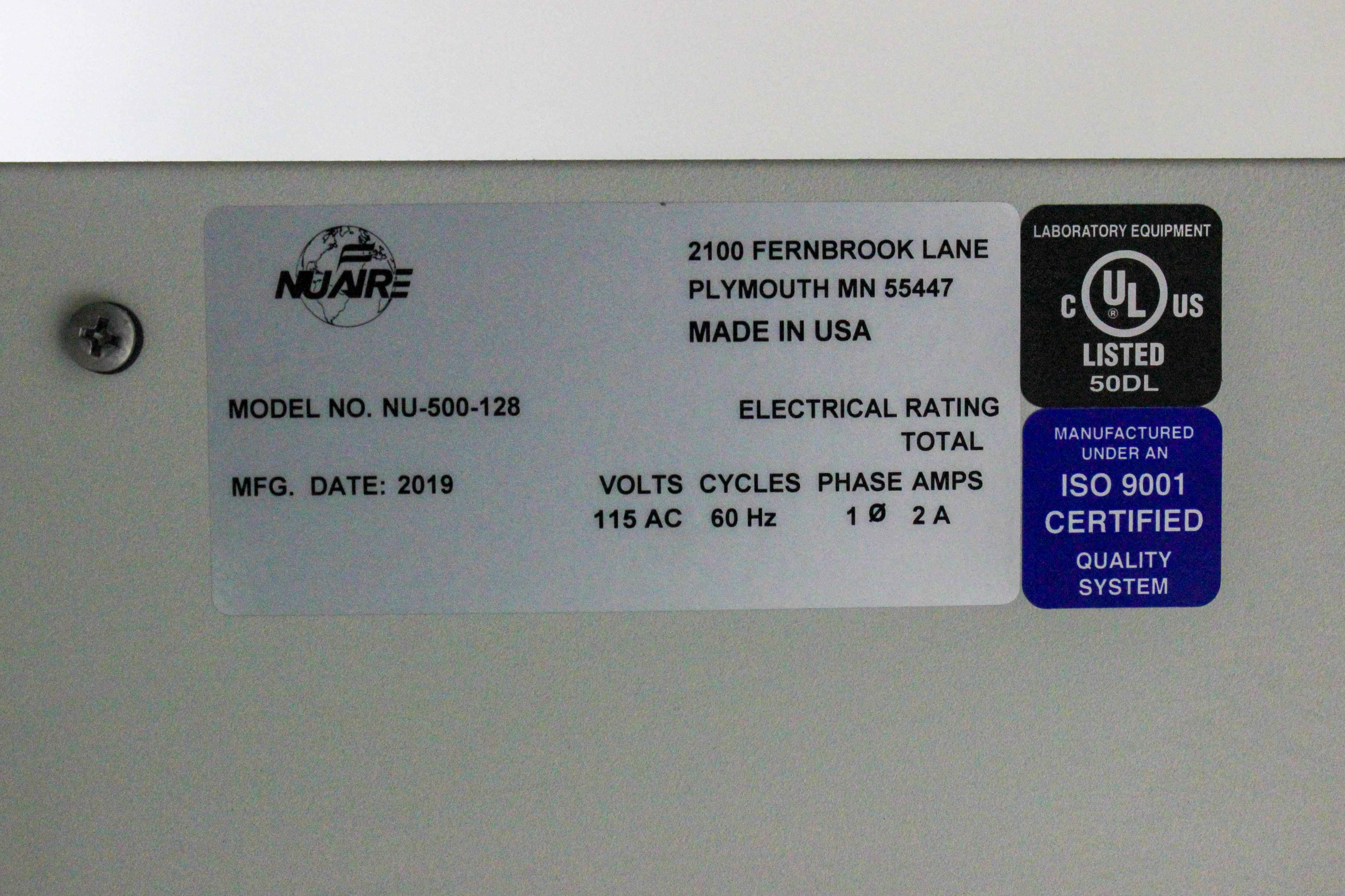 NuAire LabGard ES NU-S540-600 Class II Biosafety Cabinet with Motorized Stand