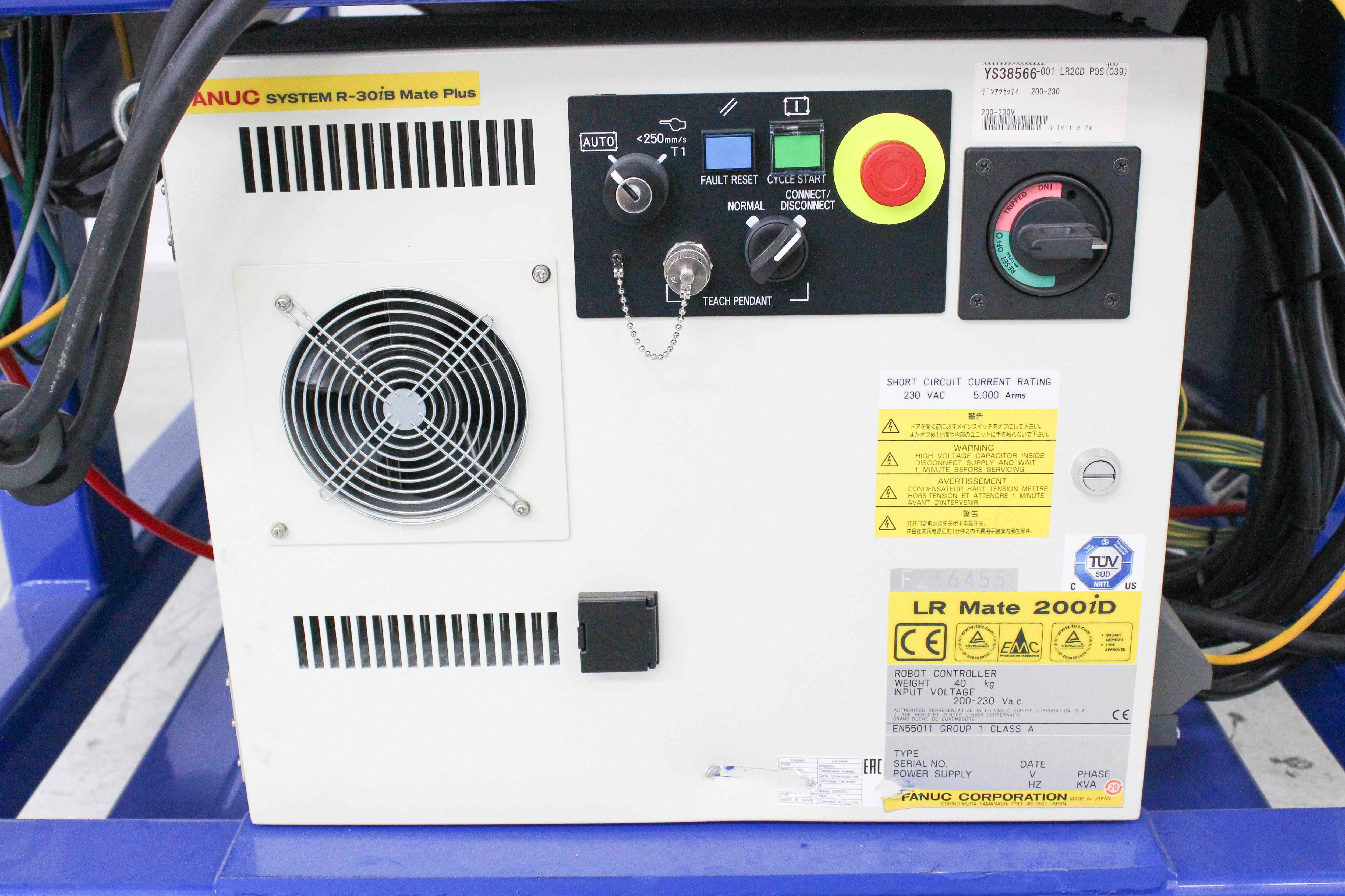 IDI FANUC LR Mate 200iD/7L Robotic Cell 911mm Reach 7kg Payload