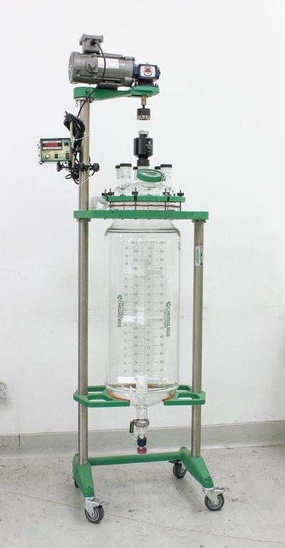 Chemglass 100L Reactor System Unjacketed with Digital Control and XP Motor
