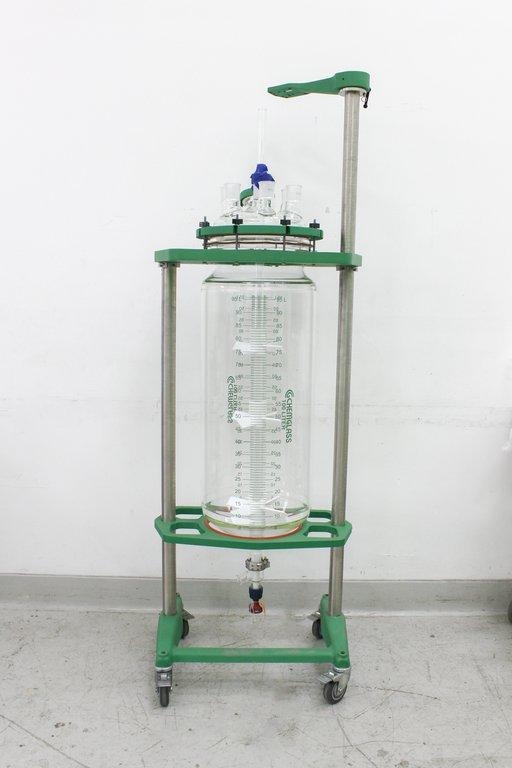Chemglass 100L Process Reactor System Unjacketed 7-Necks Excellent Condition