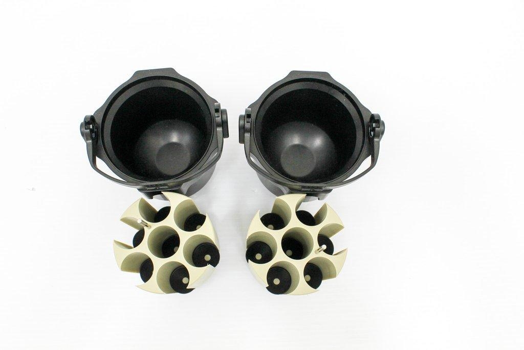 Hettich 4890 Swing Buckets Centrifugation Accessory Set 2 Lids 1000g Load