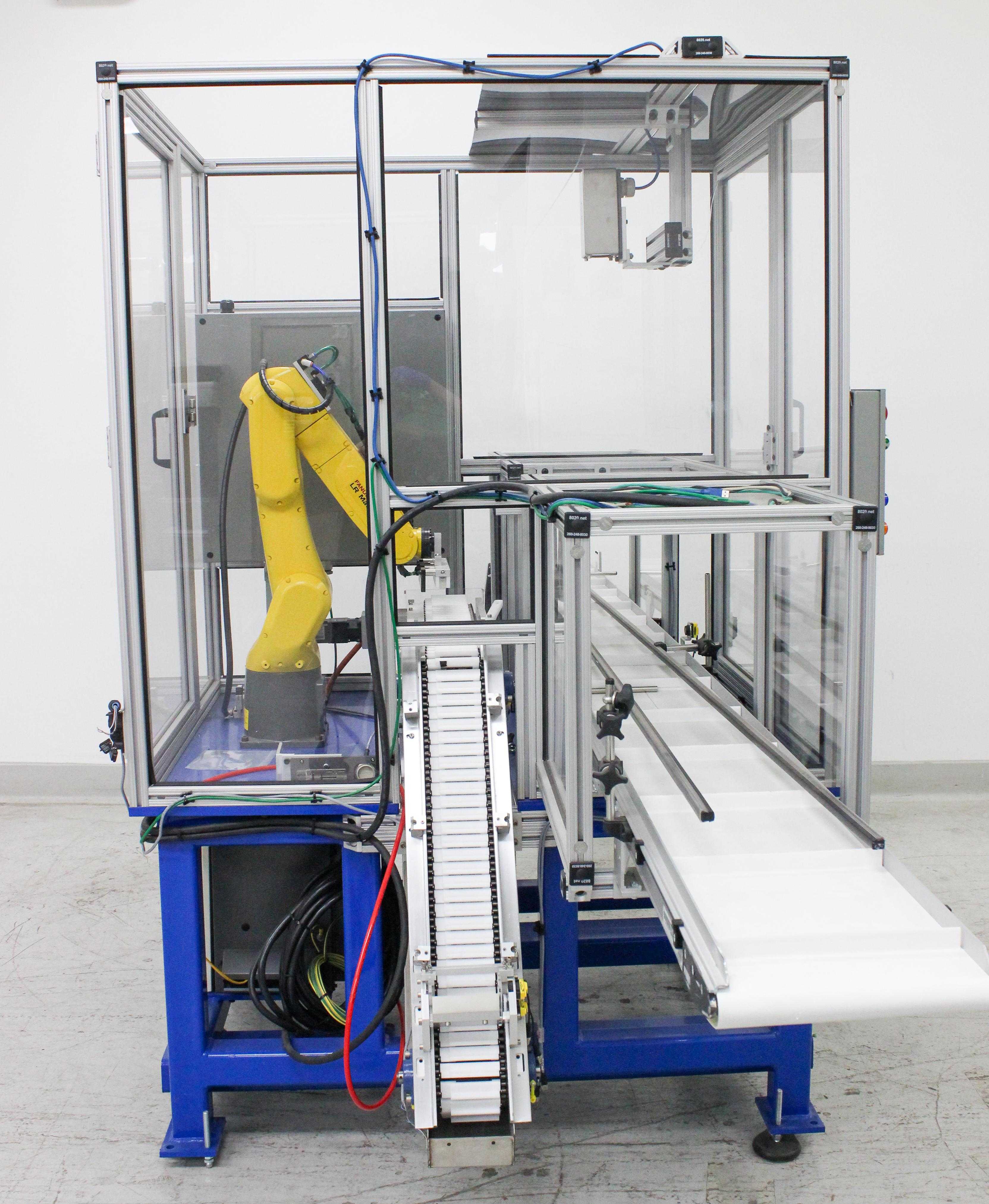 IDI FANUC LR Mate 200iD/7L Robotic Cell 911mm Reach 7kg Payload