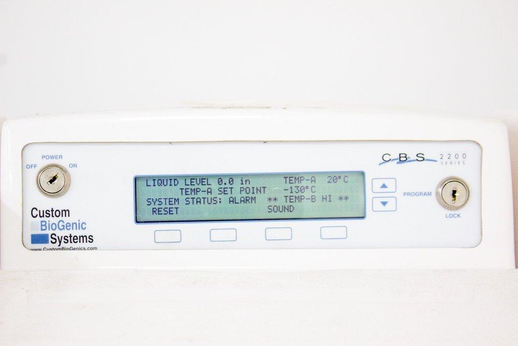 Custom Biogenic Systems EV20 LN2 Freezer - Vapor-Phase Cryogenic Storage