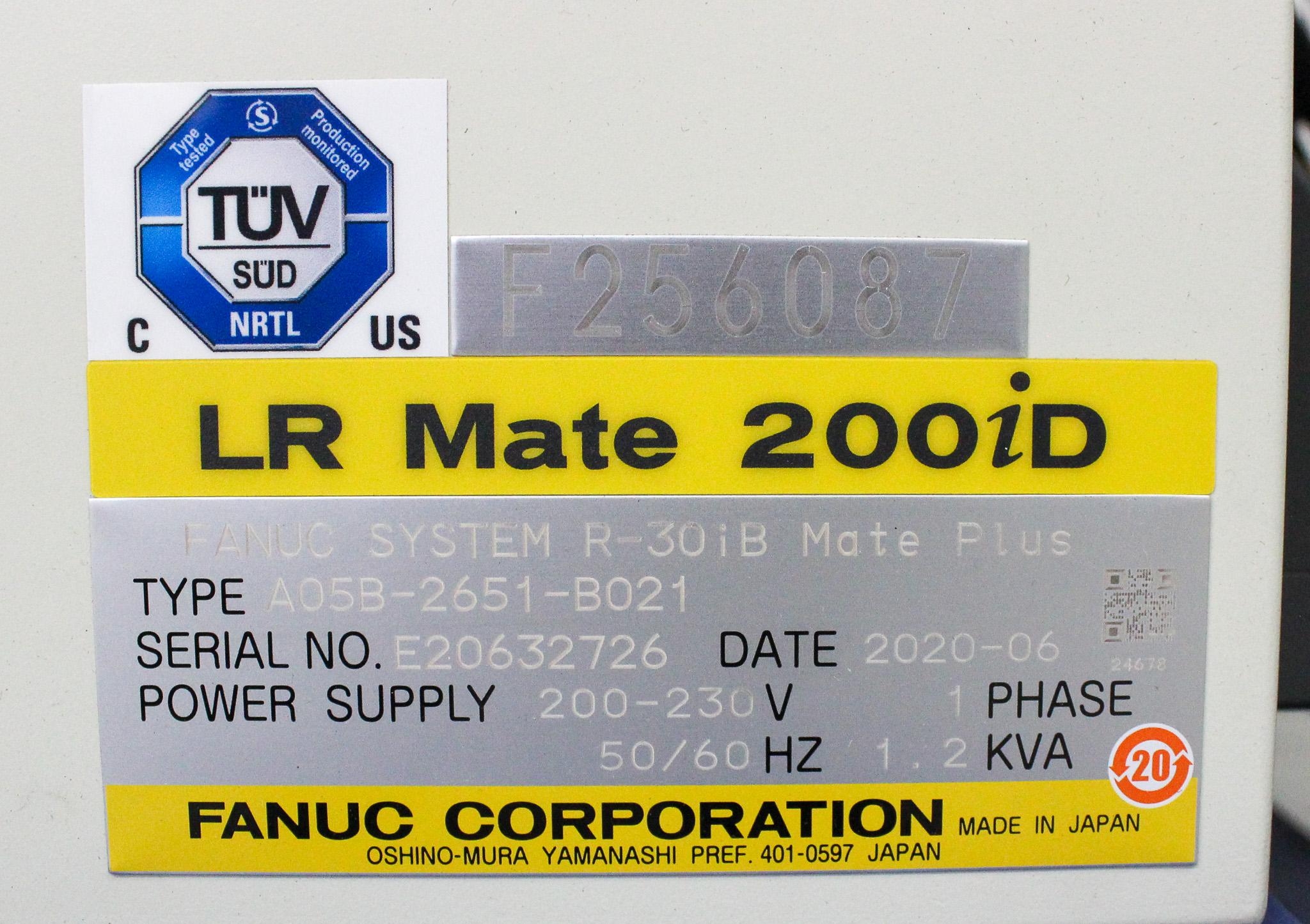 IDI FANUC Robotic Cell R-30iB Mate Plus Robot 7kg Payload 2020