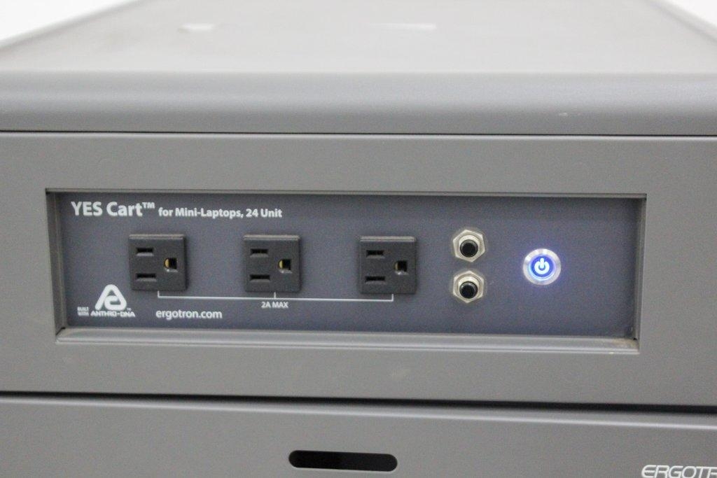 Ergotron YES24GMPW4 Charging Cart Laptops 36 Devices Durable Compact Design