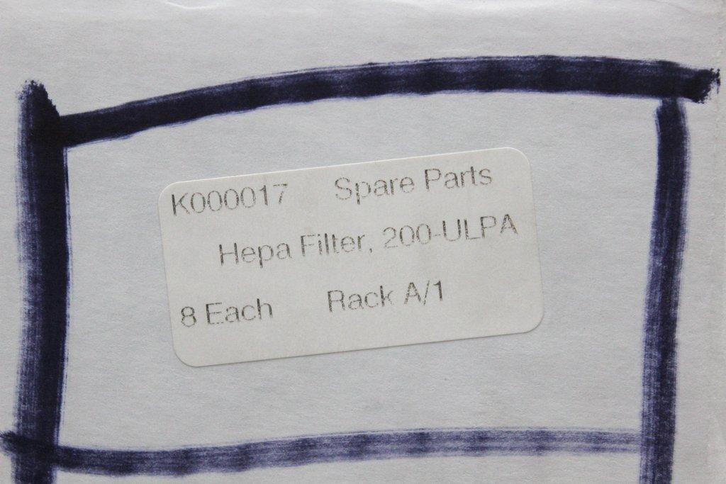 Sentry Air Systems Inc. SAS Hepa Filter 200 Air Filter SS-200-ULPA ULPA Filters