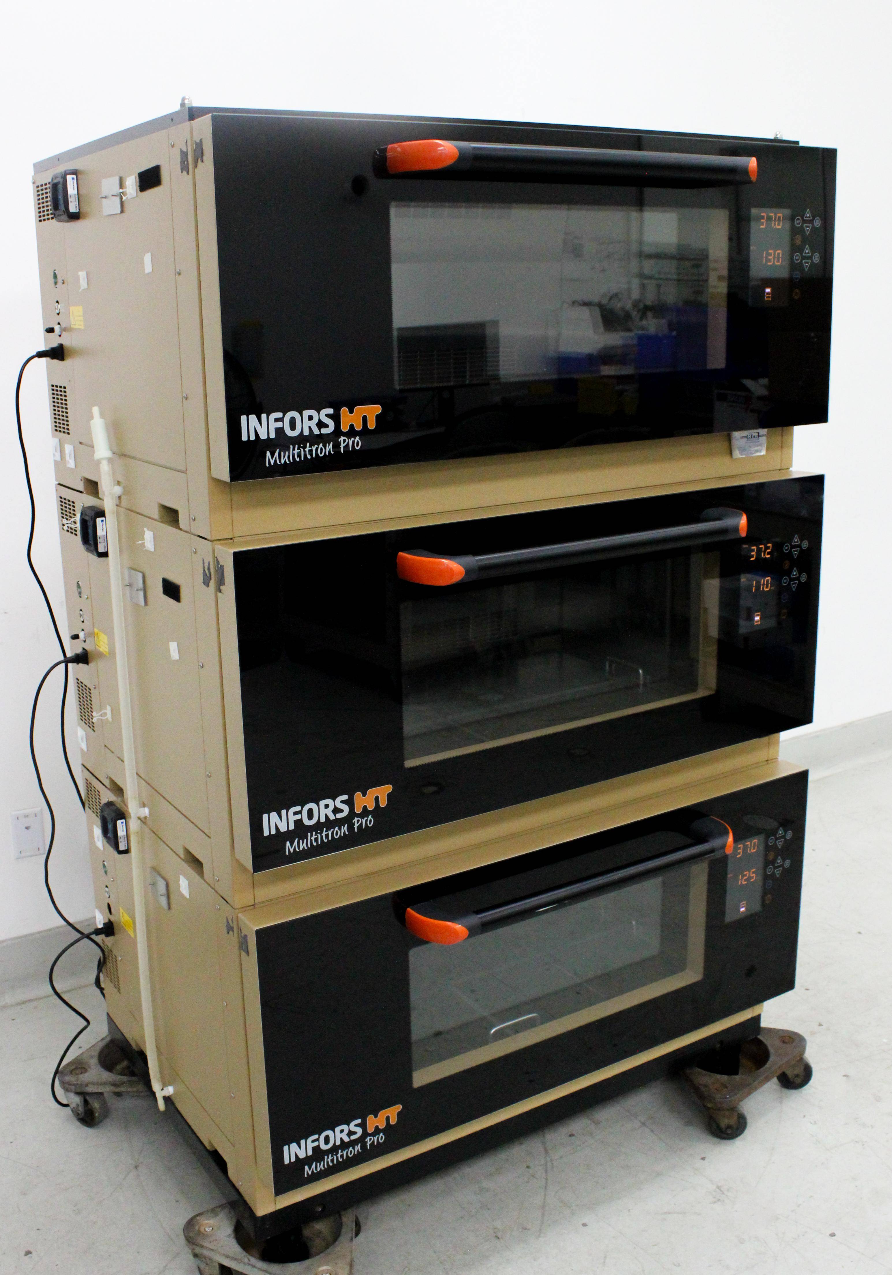 Infors HT Multitron Pro 200L Incubator Shaker 20–400 RPM 60C Stacked System