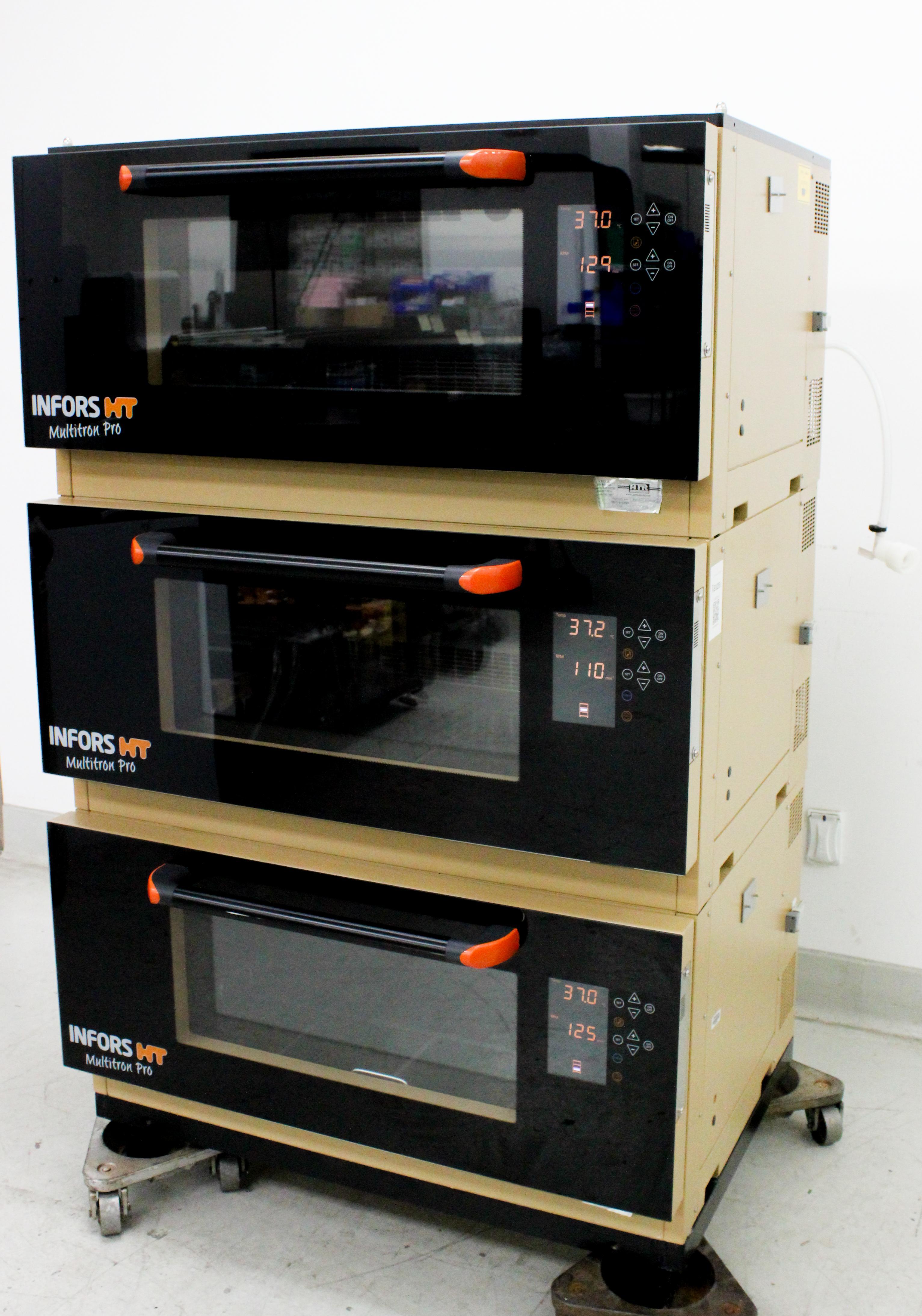 Infors HT Multitron Pro 200L Incubator Shaker 20–400 RPM 60C Stacked System