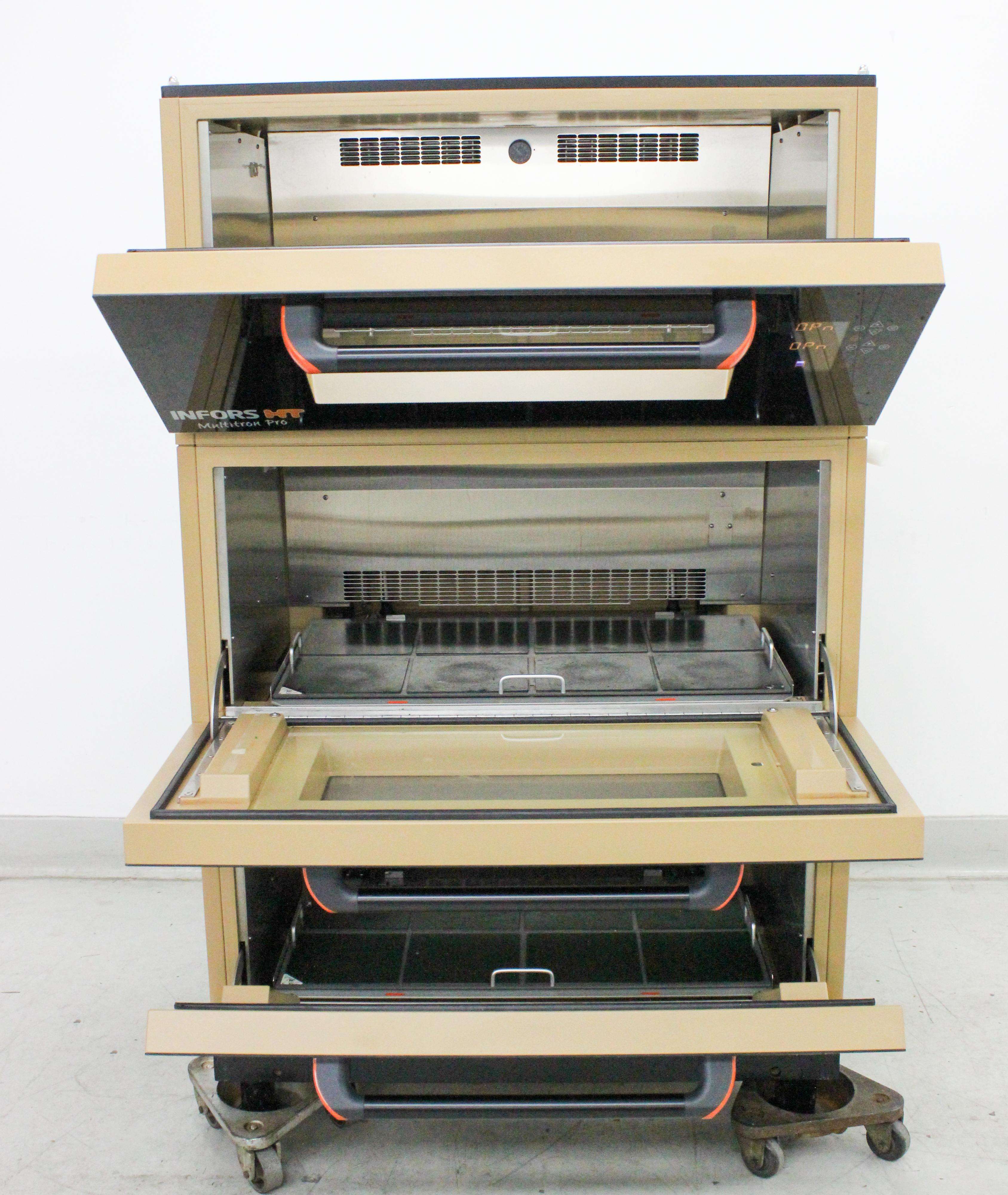 Infors HT Multitron Pro 200L Incubator Shaker 20–400 RPM 60C Stacked System