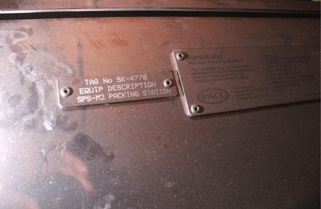 Pall Resolute Manual Slurry Packer SK-4770 Chromatography Station Mobile