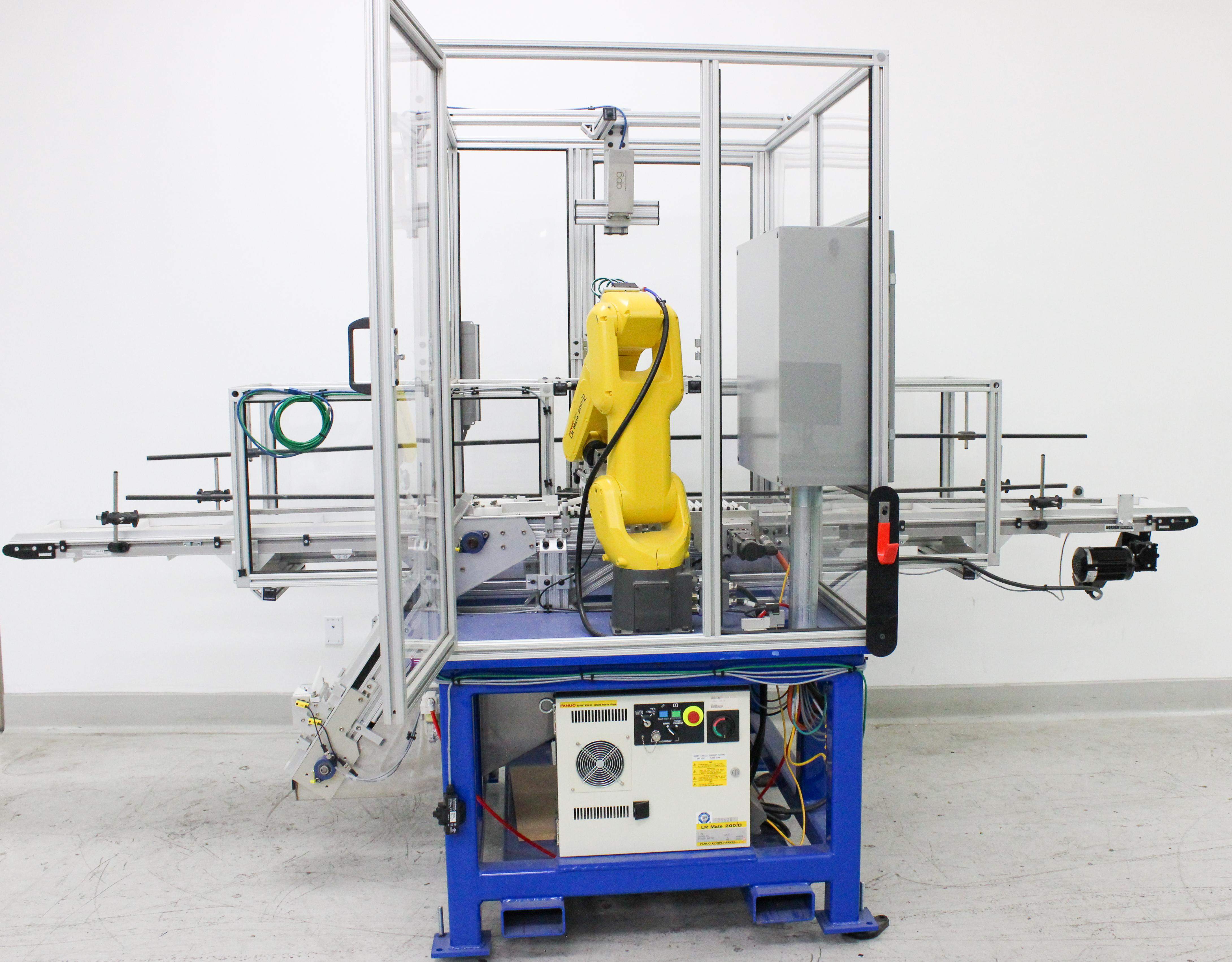 IDI FANUC Custom Robot Cell Pick Place Unit 2020 Preowned Includes Power Cables