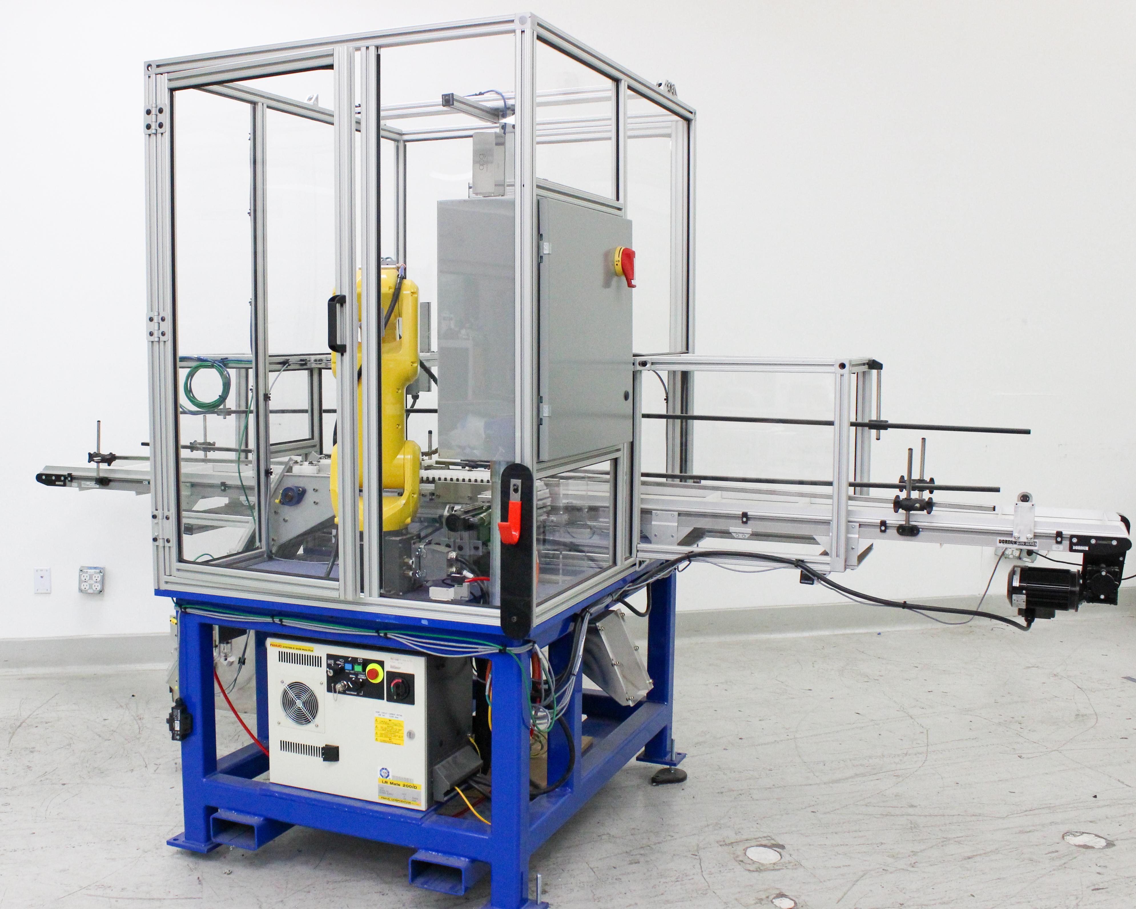 IDI FANUC Custom Robot Cell Pick Place Unit 2020 Preowned Includes Power Cables