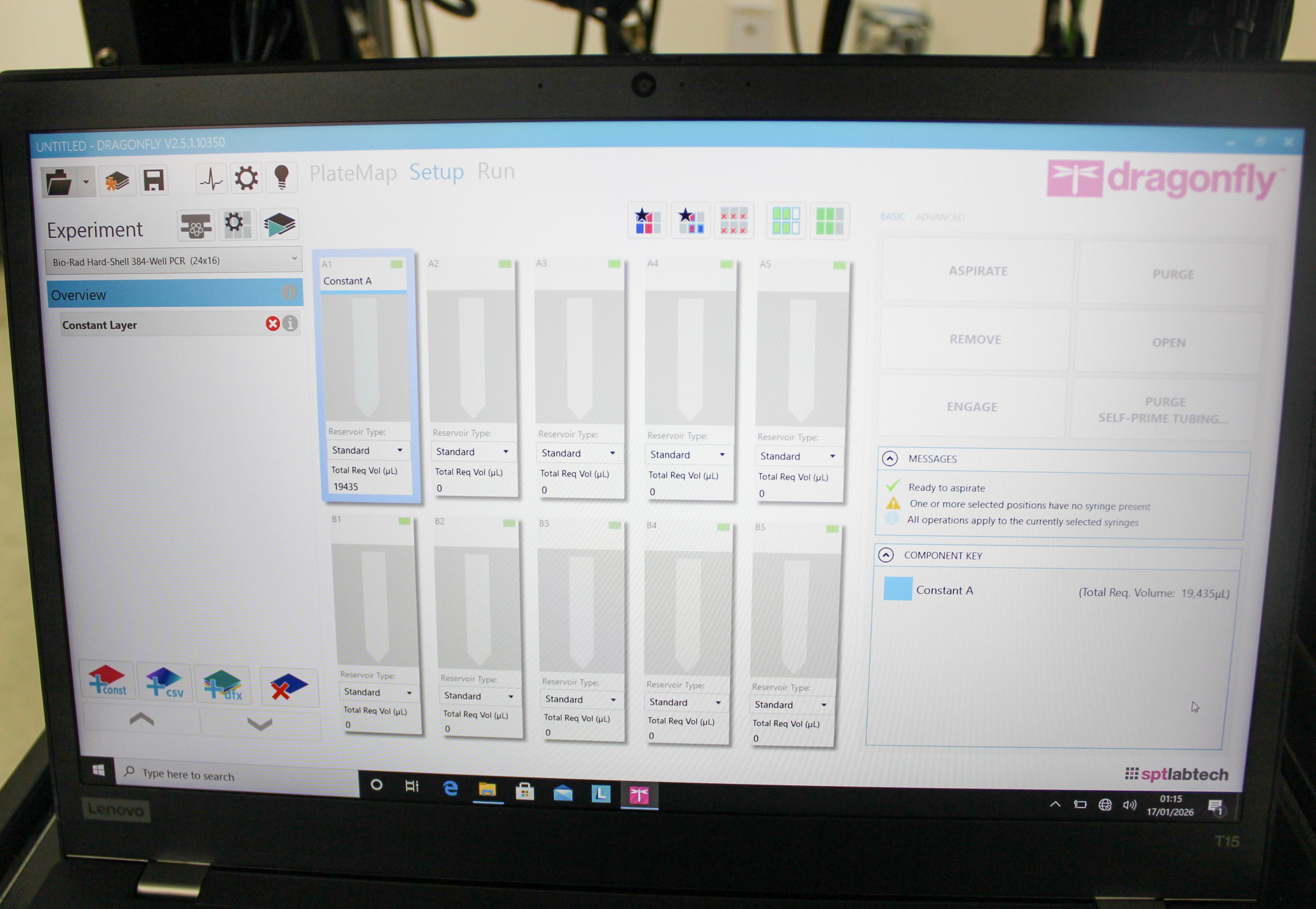 SPT Dragonfly Discovery Liquid Handler Low Volume Automated System