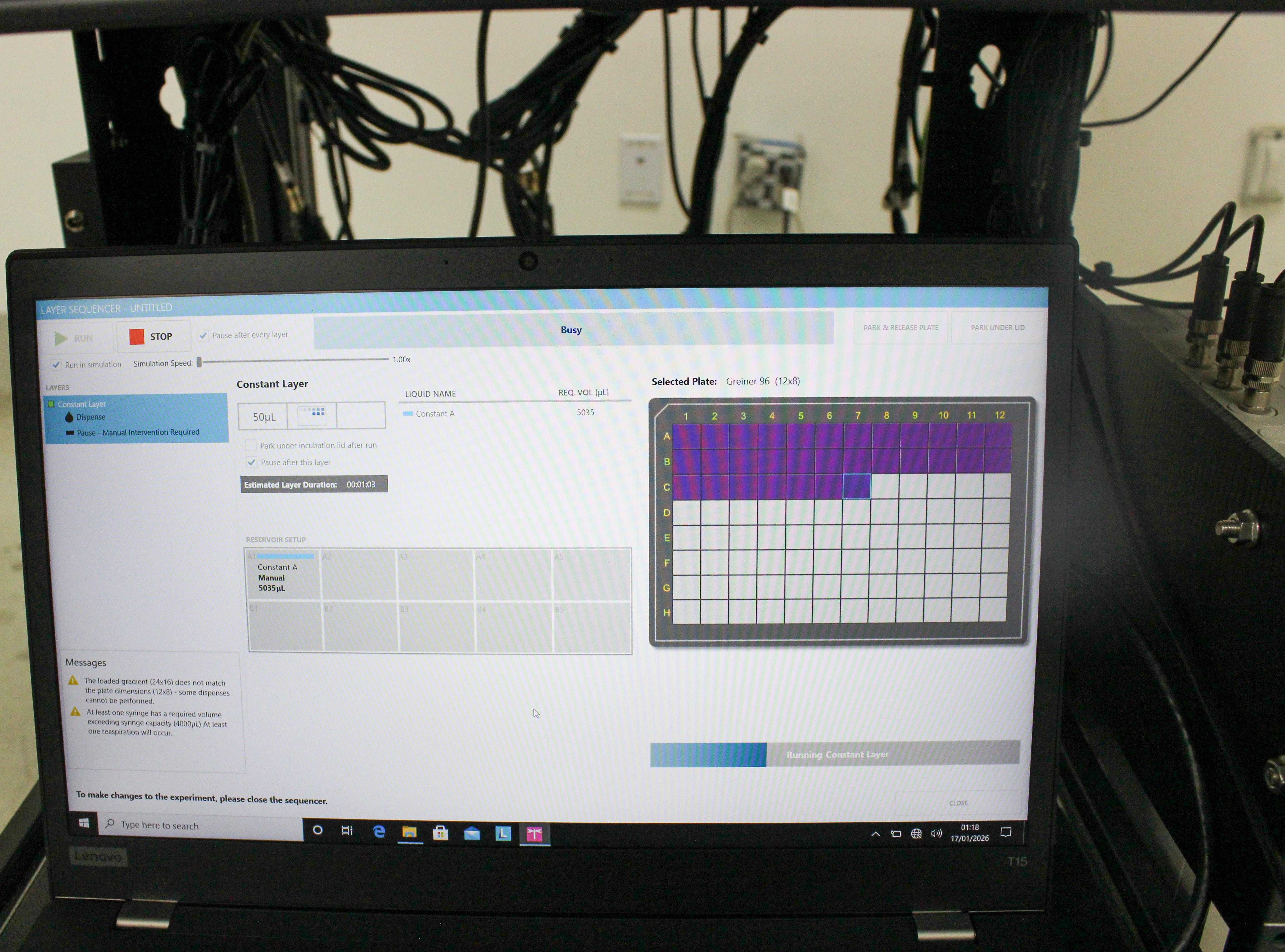 SPT Dragonfly Discovery Liquid Handler Low Volume Automated System