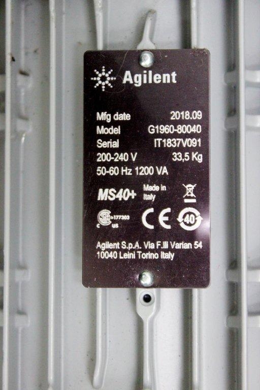 Agilent 6230 Mass Spec Accurate Mass LC/MS with Vacuum Pump Installed